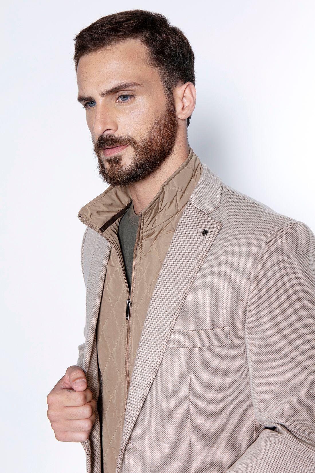 Blazer Knitted Bristol F Beige-2