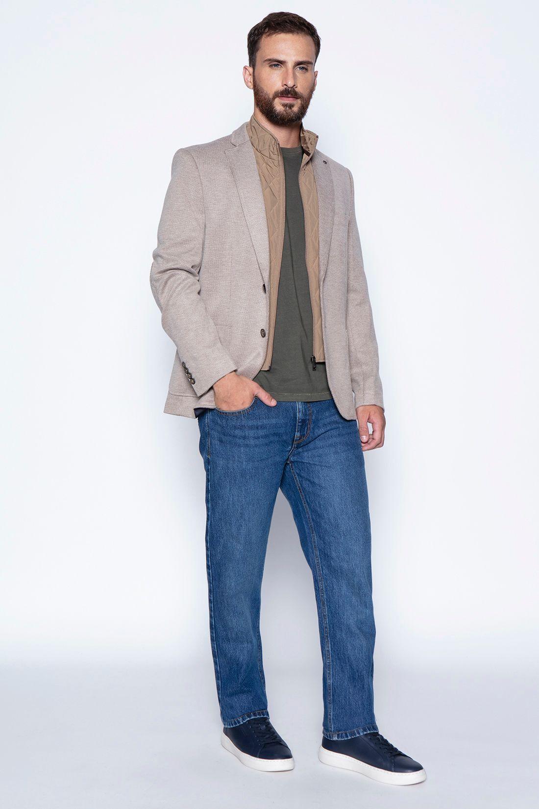 Blazer Knitted Bristol F Beige-3
