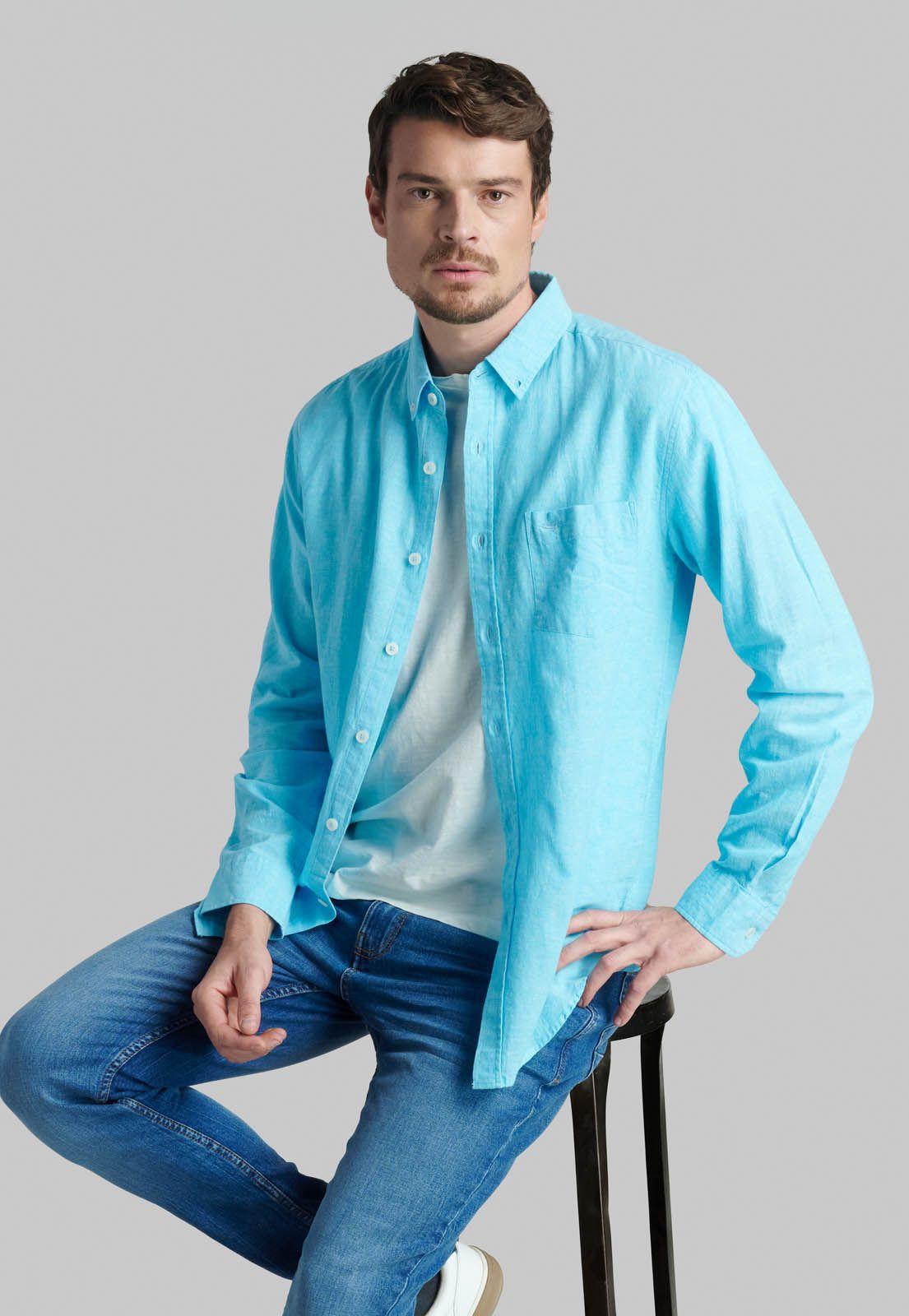 Camisa Sport Lino Lowell Ice-4
