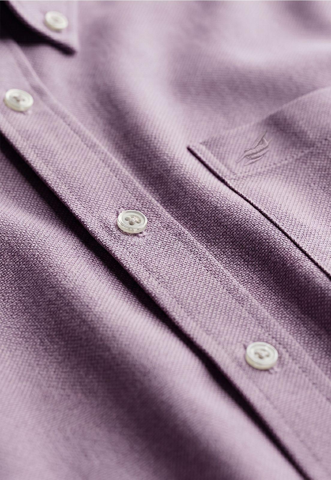Camisa Oxford Smart Casual Pink-3