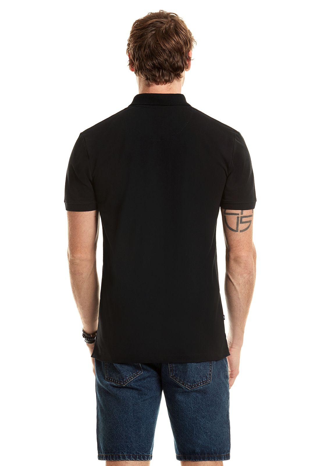 Polera Polo Básica Black-2