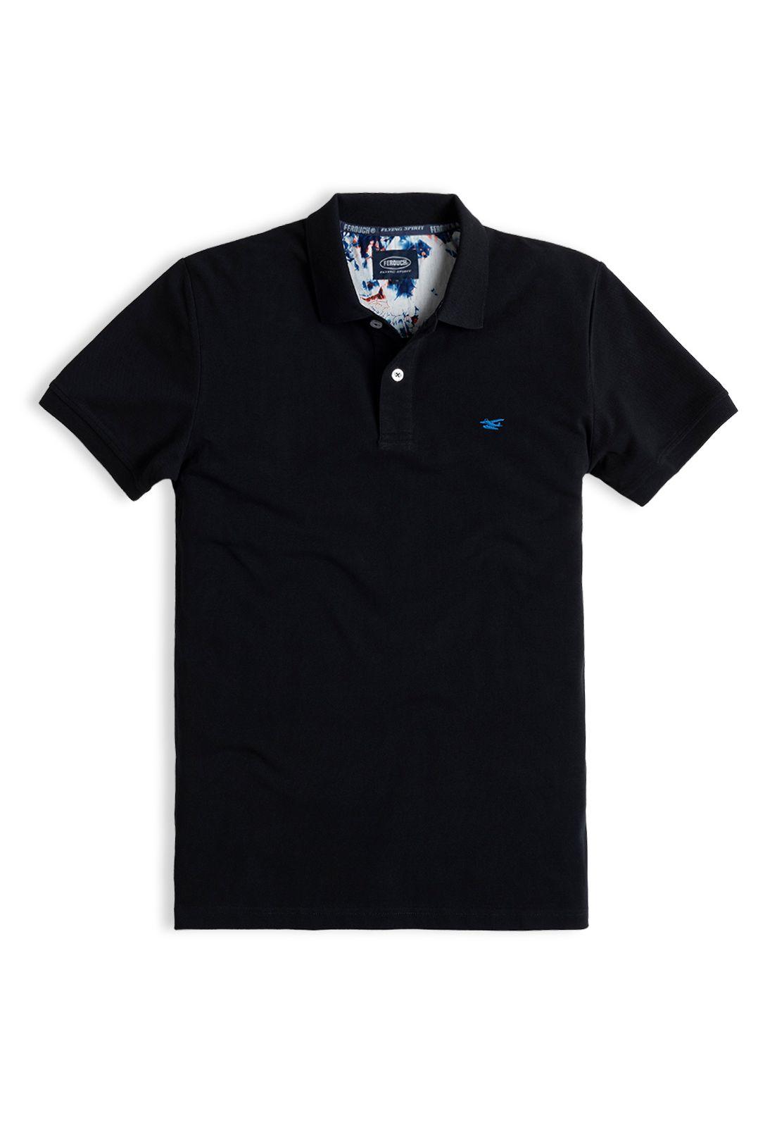 Polera Polo Básica Black-4