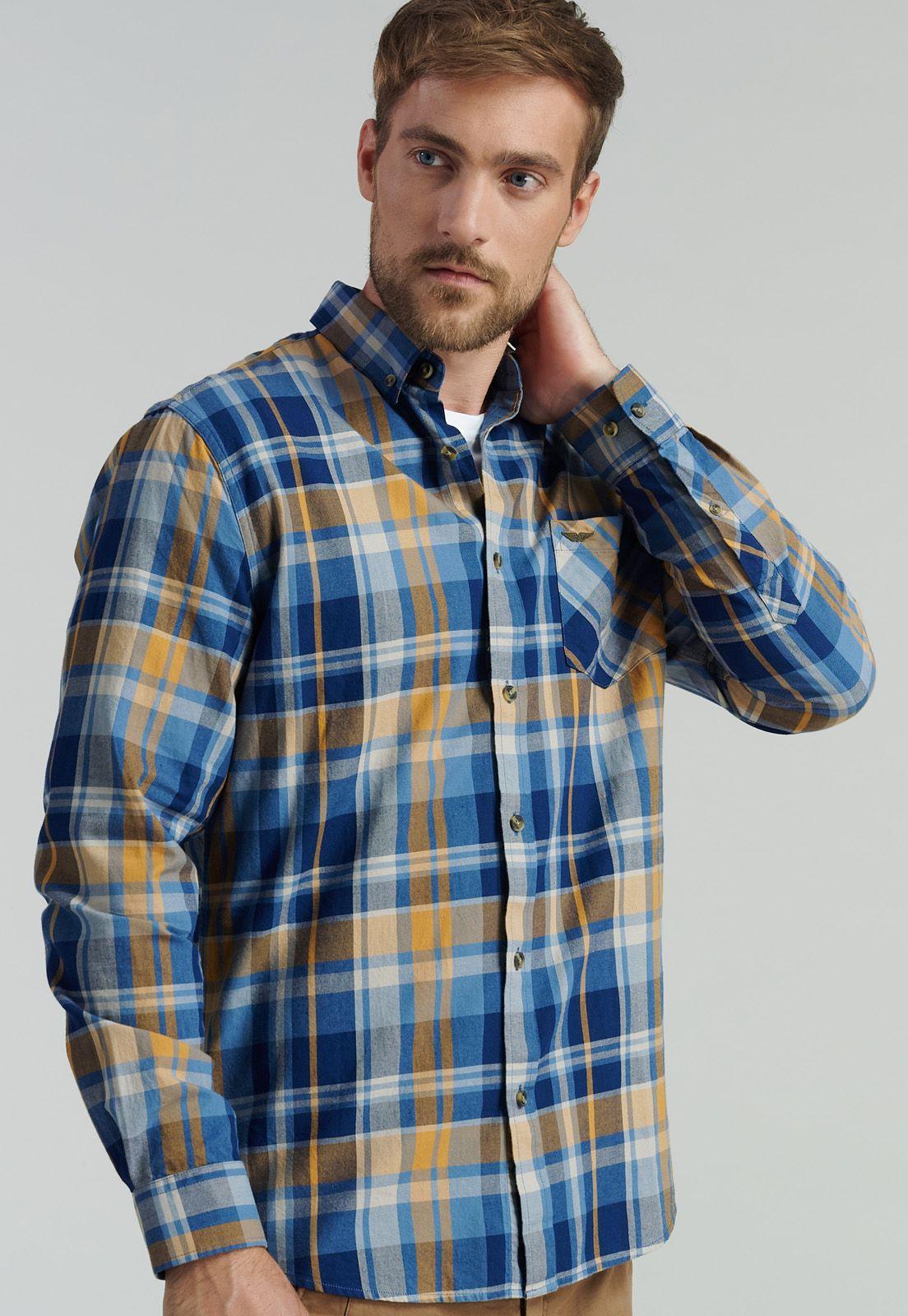 Camisa Harlem Fjs Mustard-4
