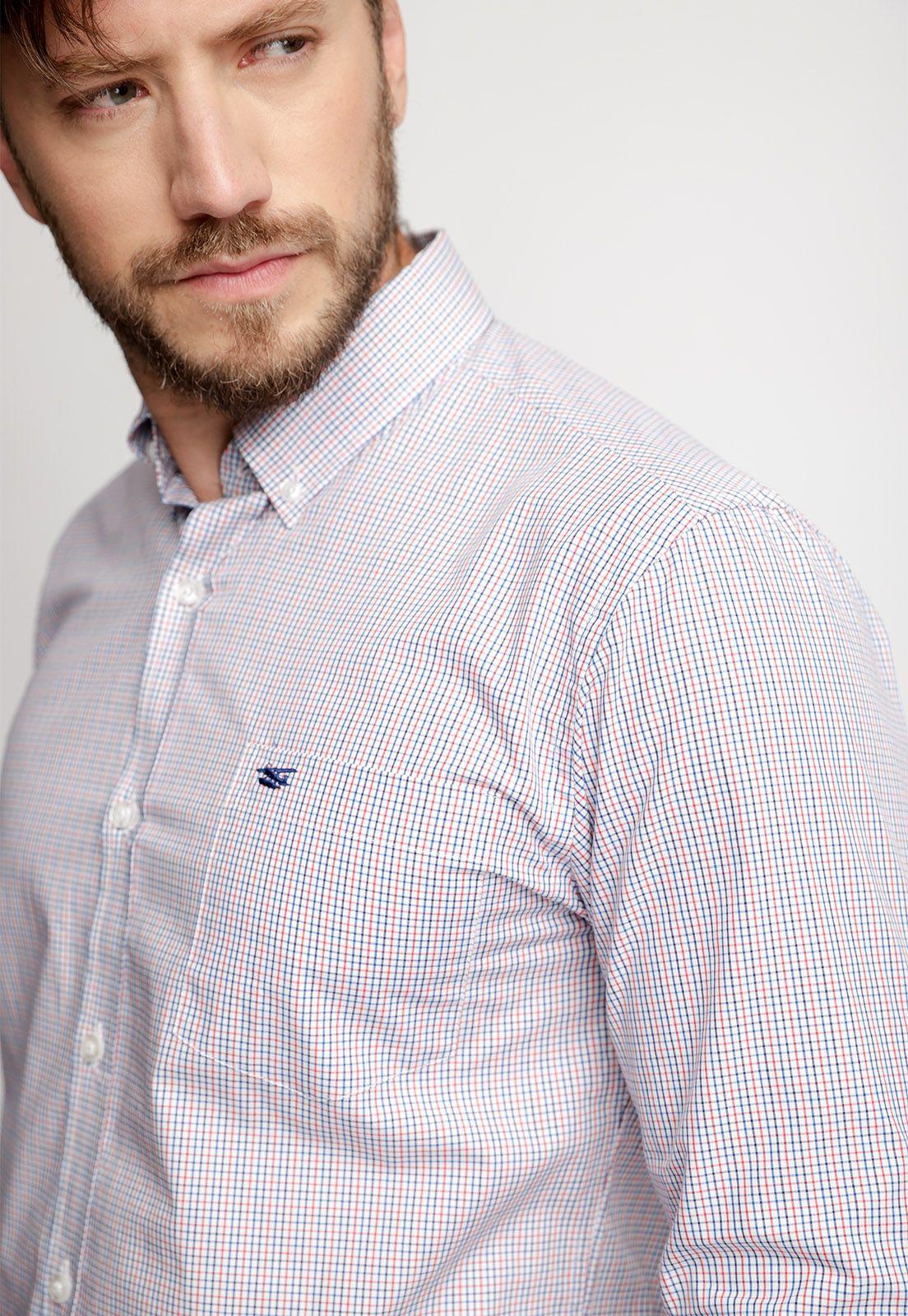 Camisa Smart Casual Parma Dk Red-2