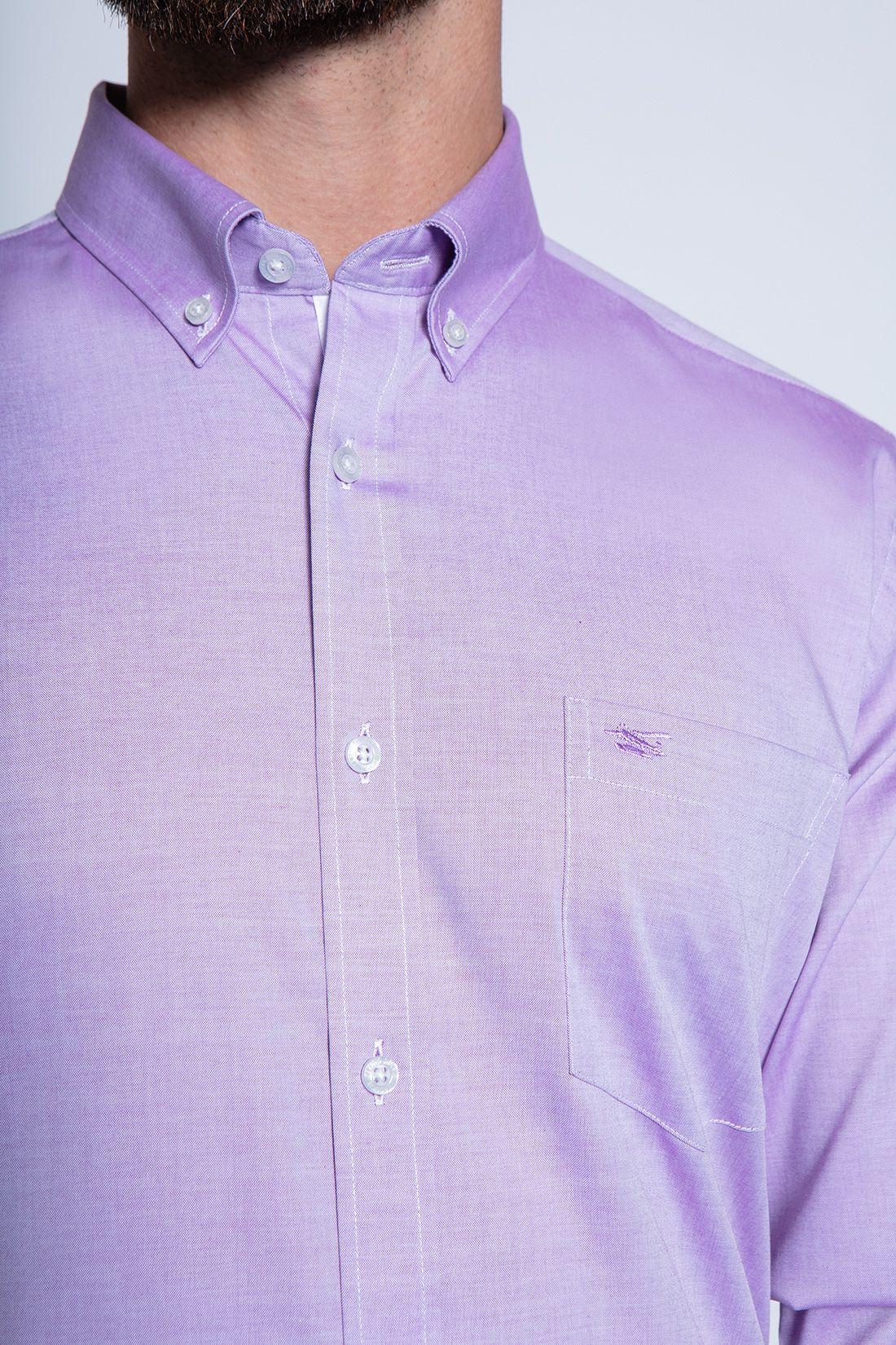 Camisa Smart Casual Violet Oxford-4
