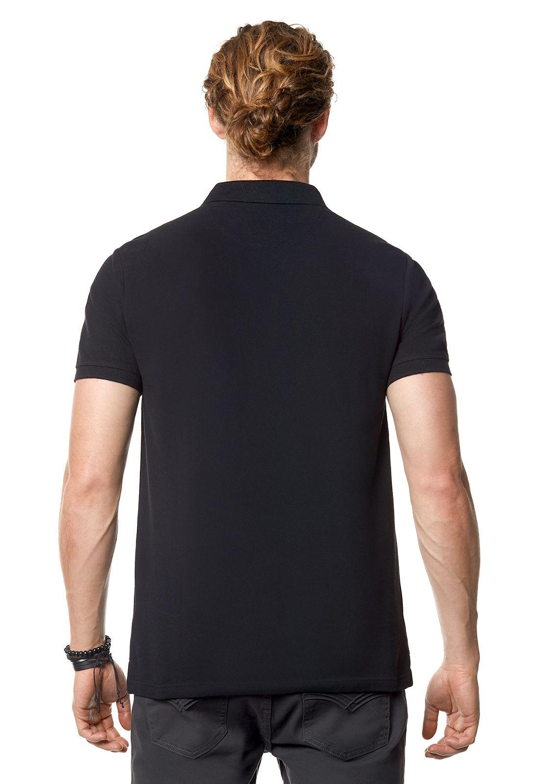 Polera Polo Kansas Black-2