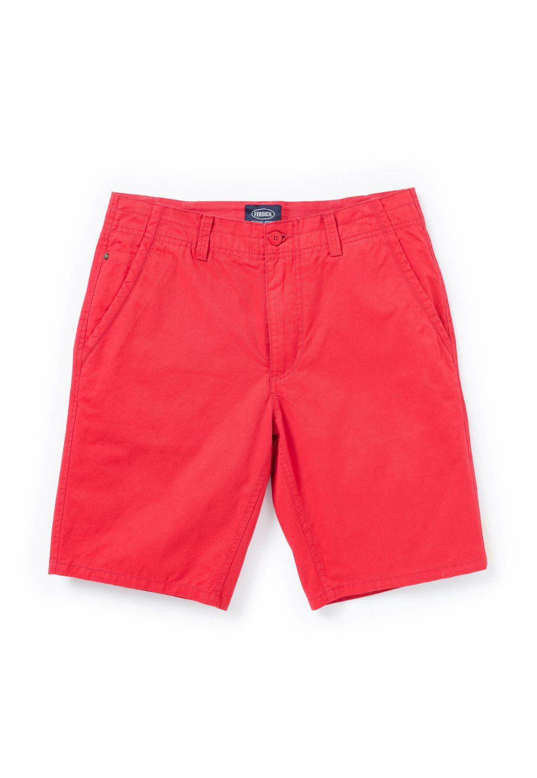 Bermuda Garment Dyed Red-4