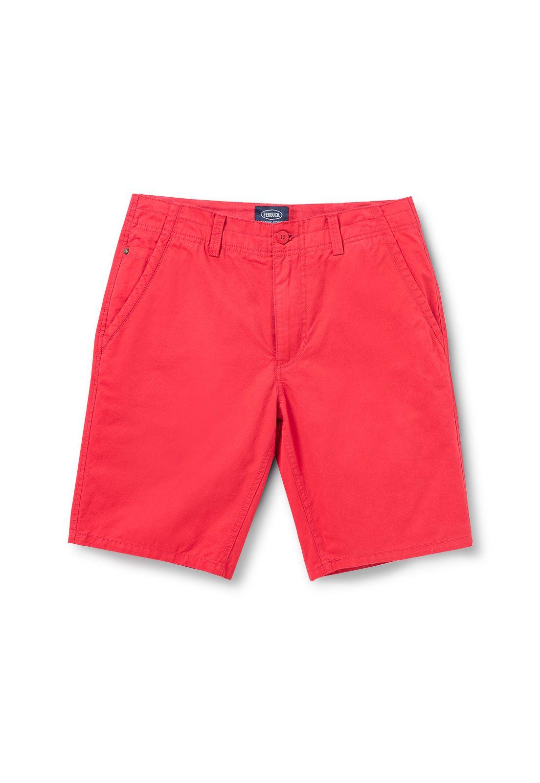 Bermuda Garment Dyed Red-5