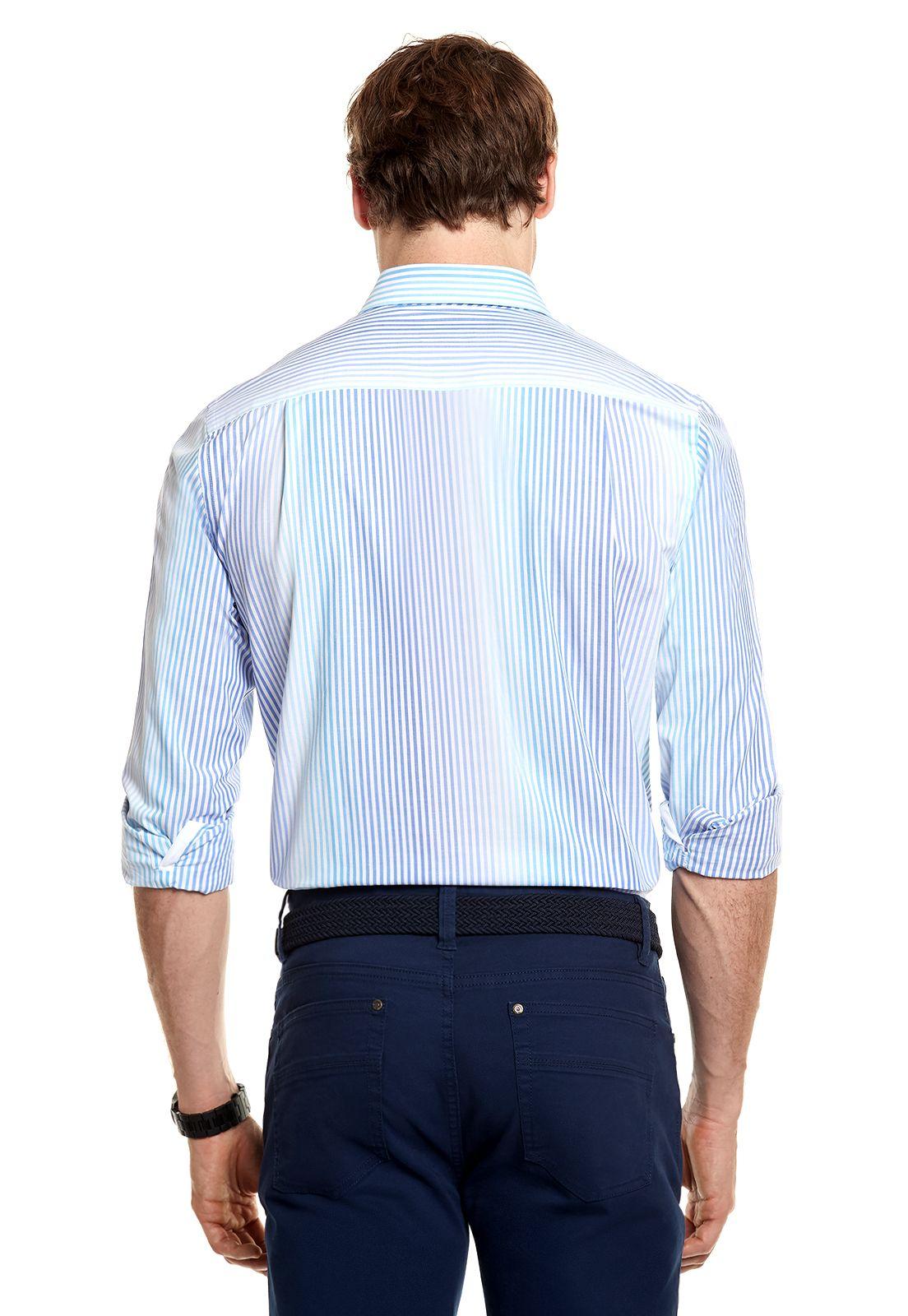 CAMISA LISTADA DEGRADÉ F BLUE-2