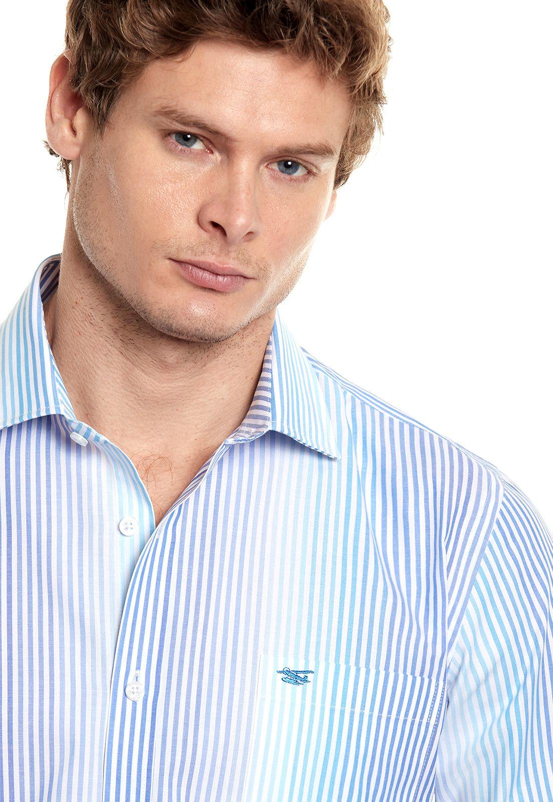 CAMISA LISTADA DEGRADÉ F BLUE-3