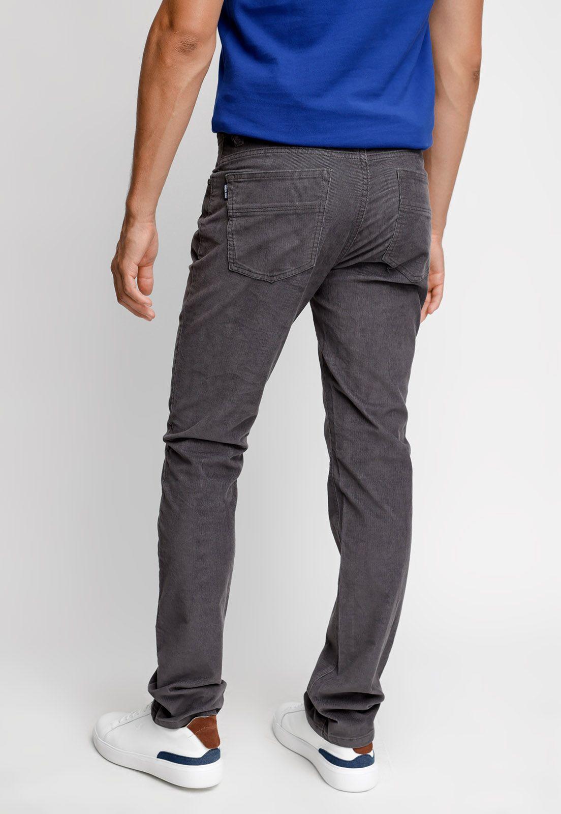 Pantalón Corduroy Fj Dk. Grey-1