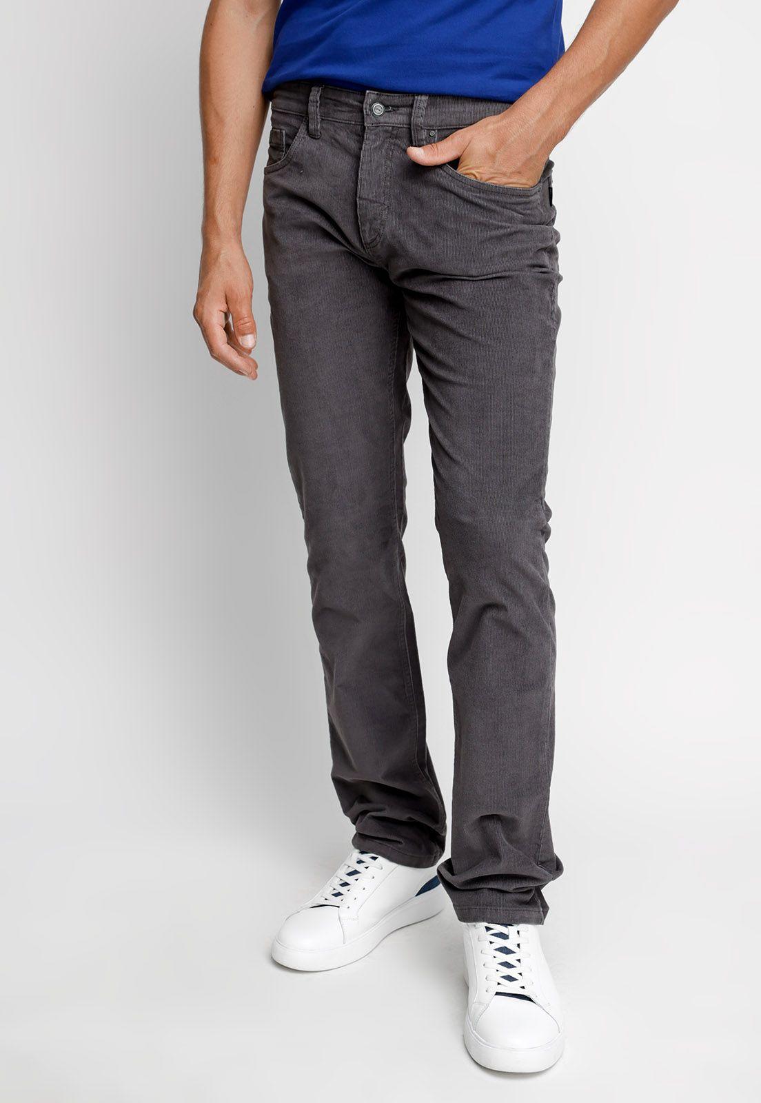 Pantalón Corduroy Fj Dk. Grey-0