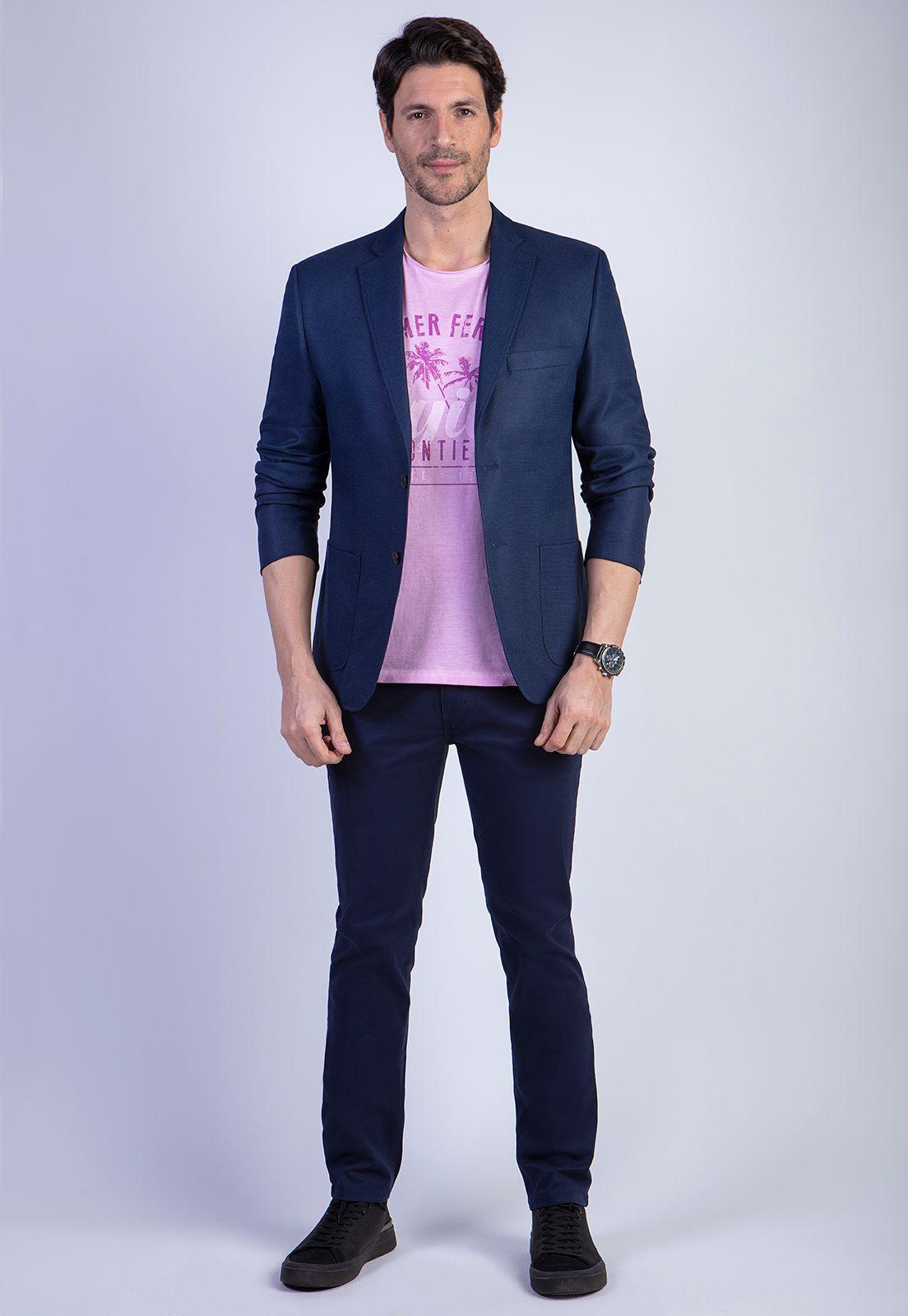 Blazer Smart Casual Georgia Navy-2