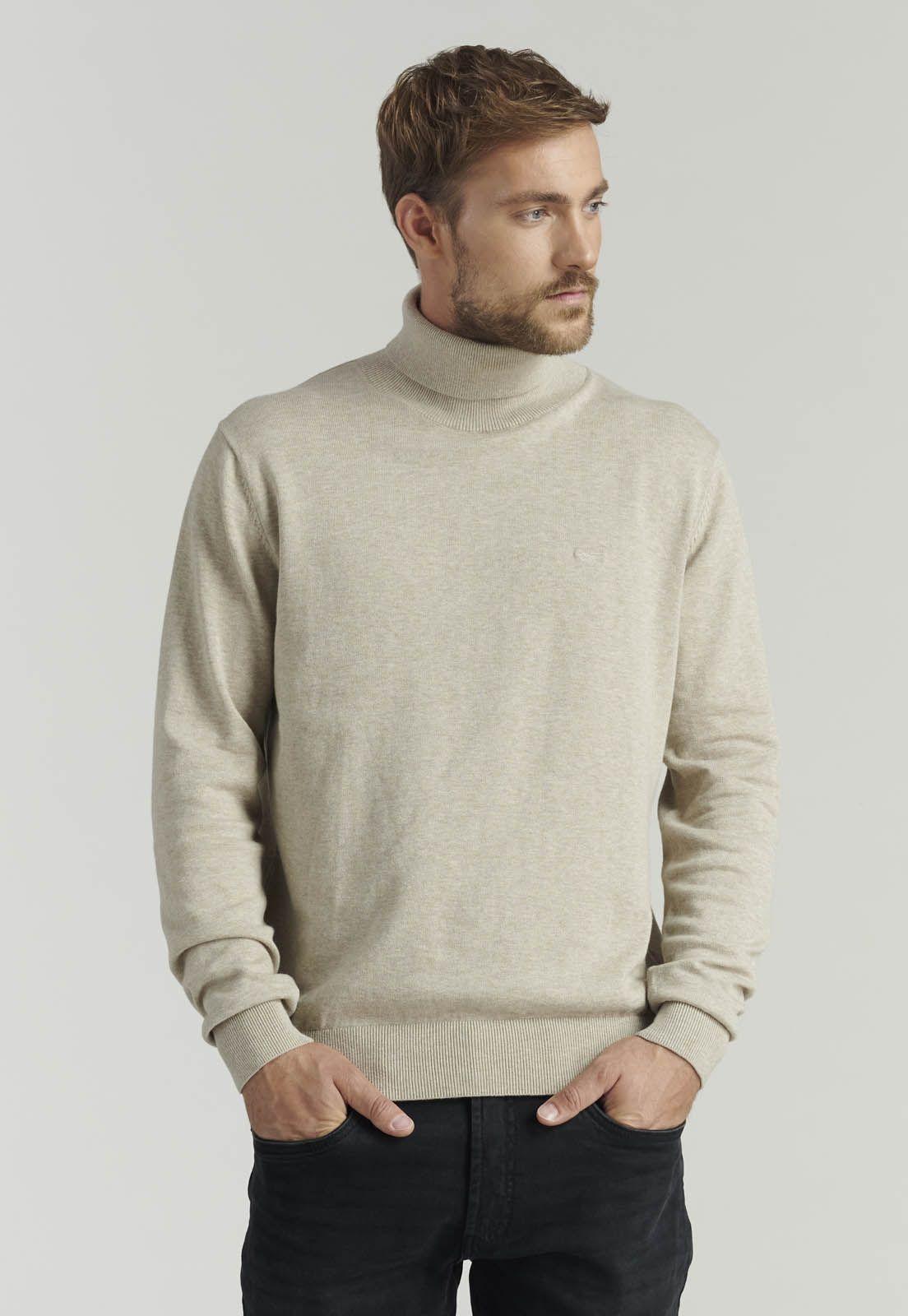 Sweater Turtle Neck F Smart Casual Dk Oyster-0