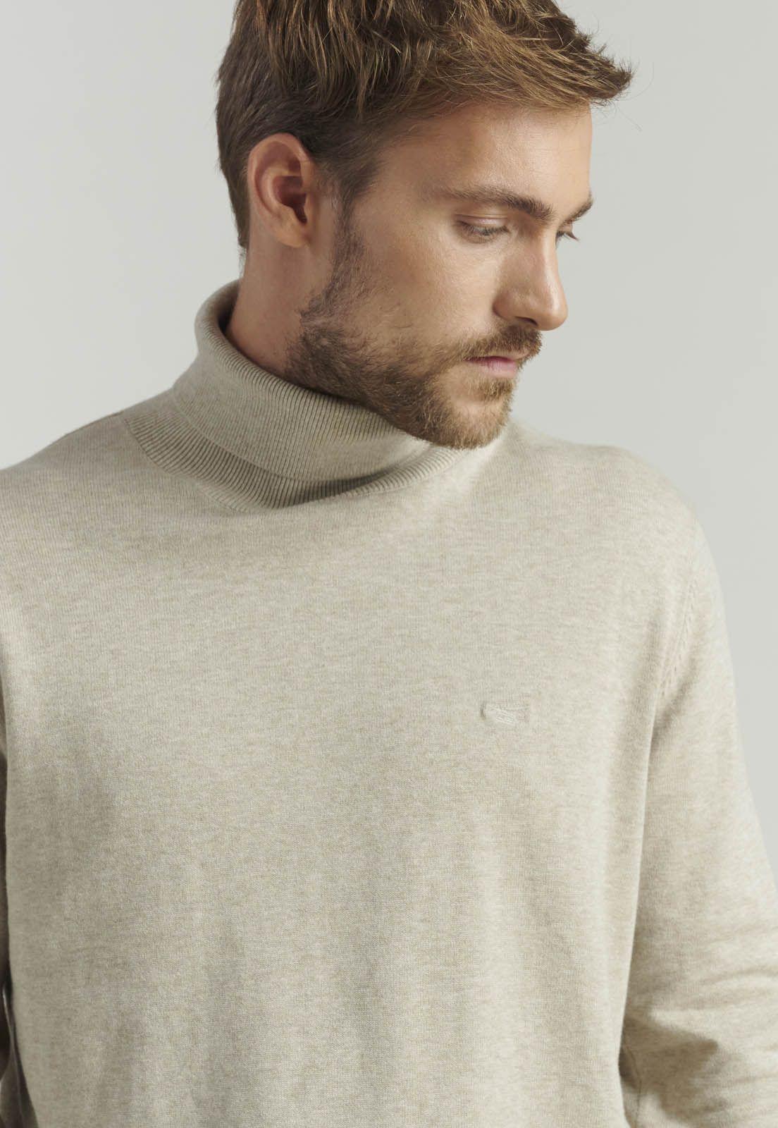 Sweater Turtle Neck F Smart Casual Dk Oyster-2