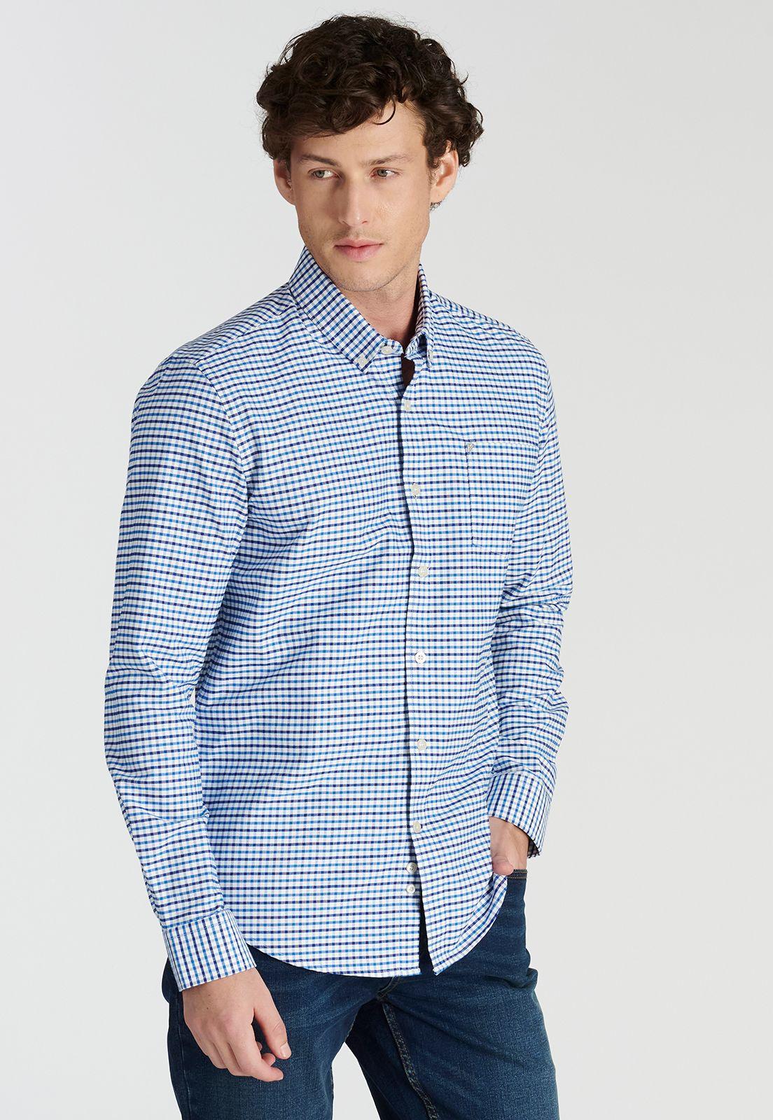 Camisa Benjamin Heritage Navy-0