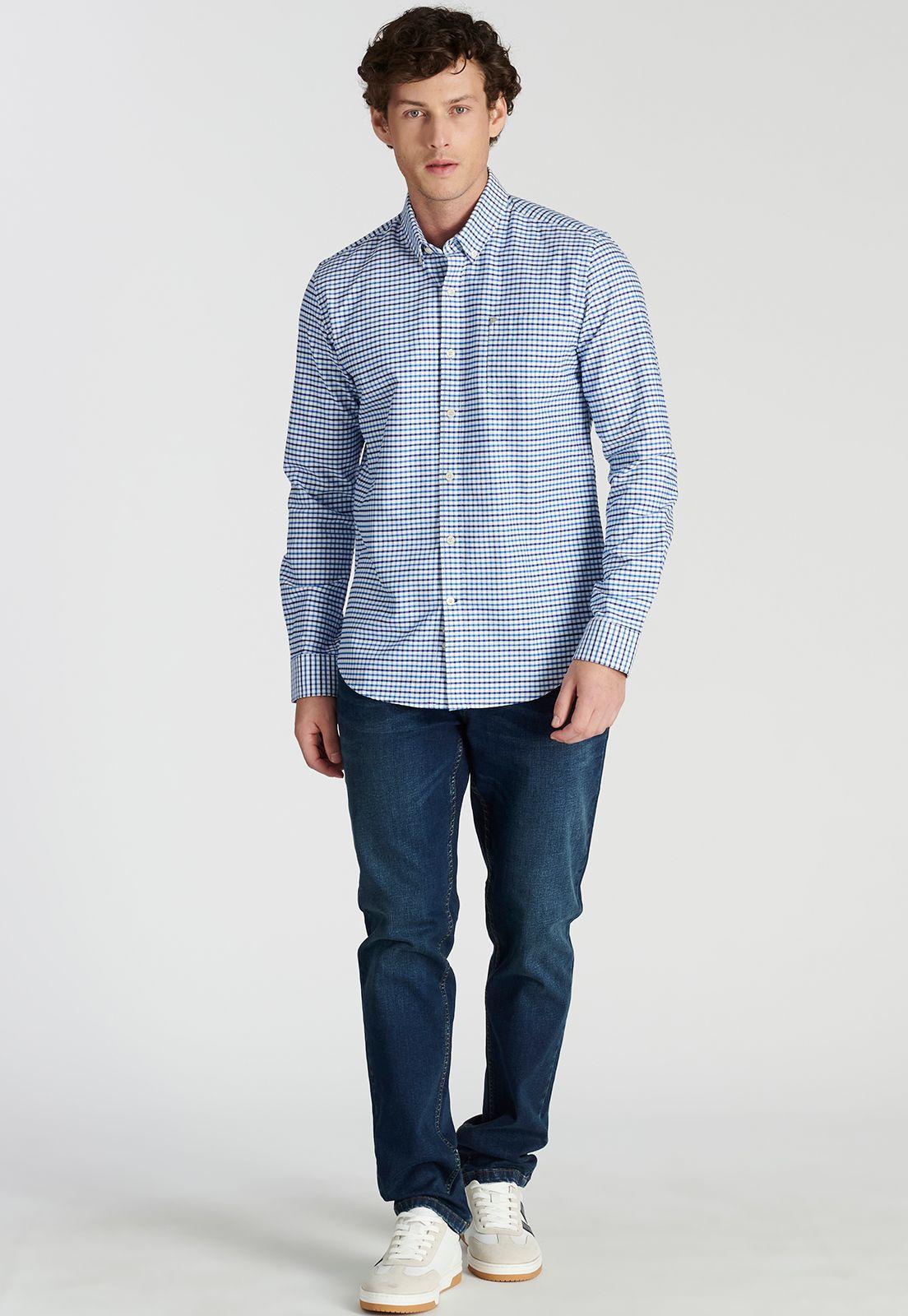 Camisa Benjamin Heritage Navy-1