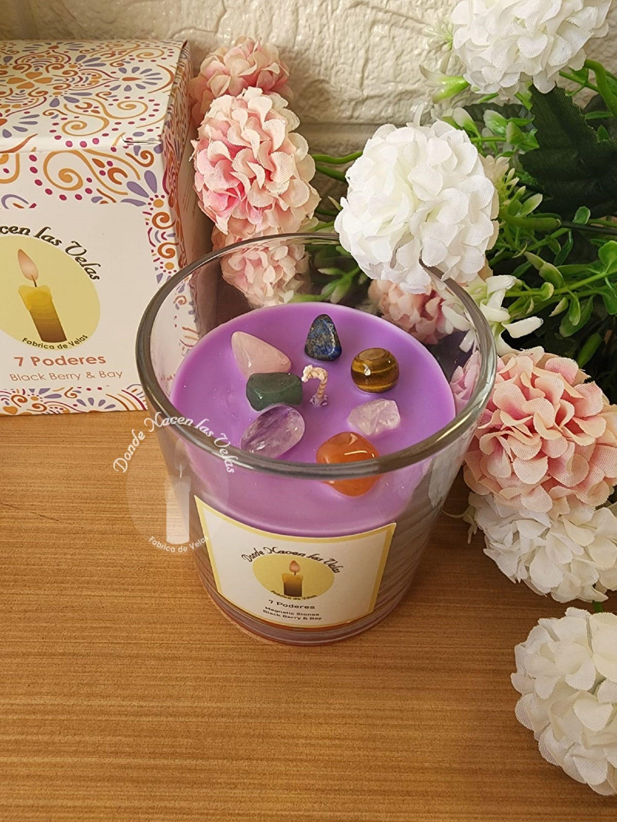      Velas Aromáticas 7 Poderes Con Cuarzos-2