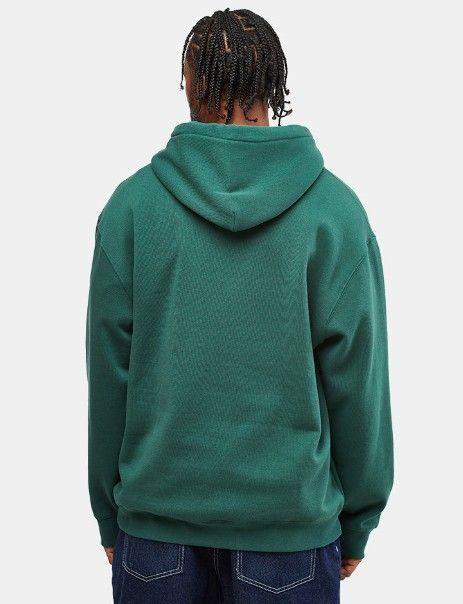 HUF Outlines Pullover Hoodie Forest Green-1