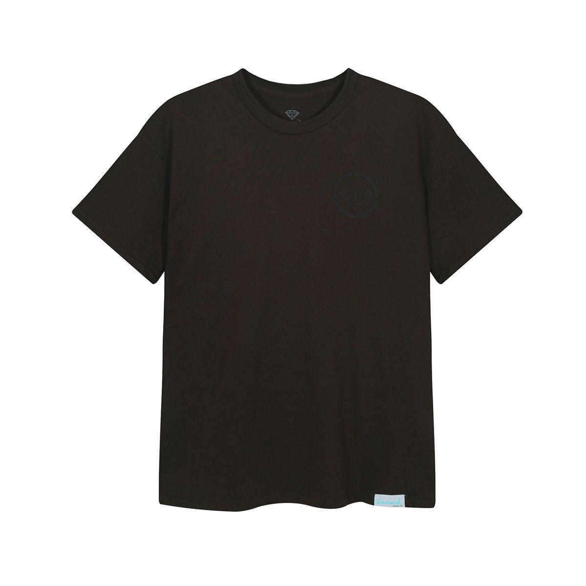 Polera DIAMOND Brilliant Circle Tee Dark Chocolate-2