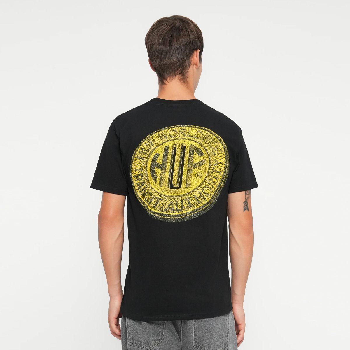 Polera HUF Token S S BLack-1
