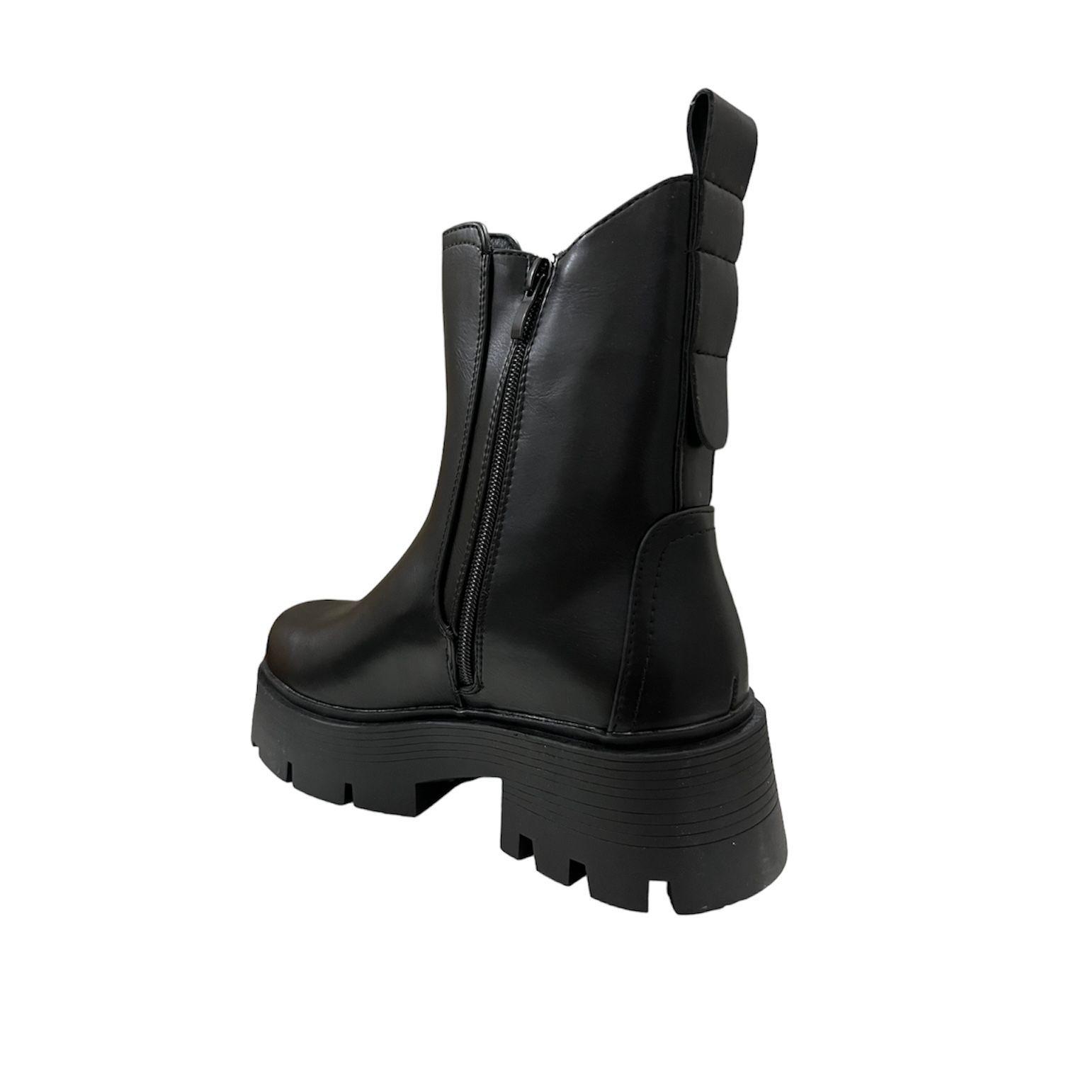 Botas casuale negras mujer-3