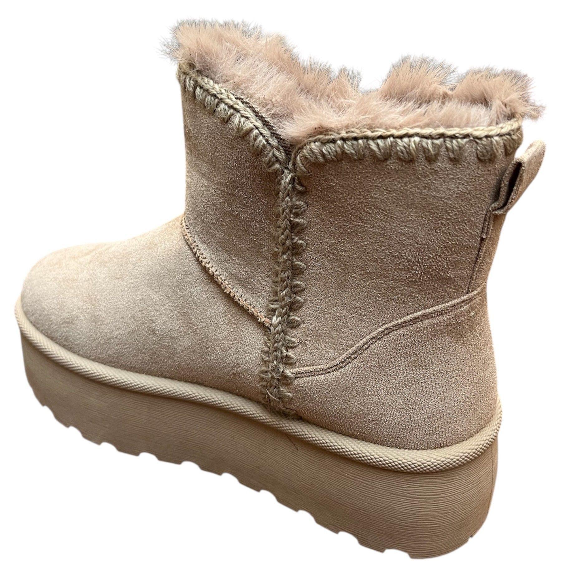 Botas Ugg Mujer Peludas Con Plataforma-3