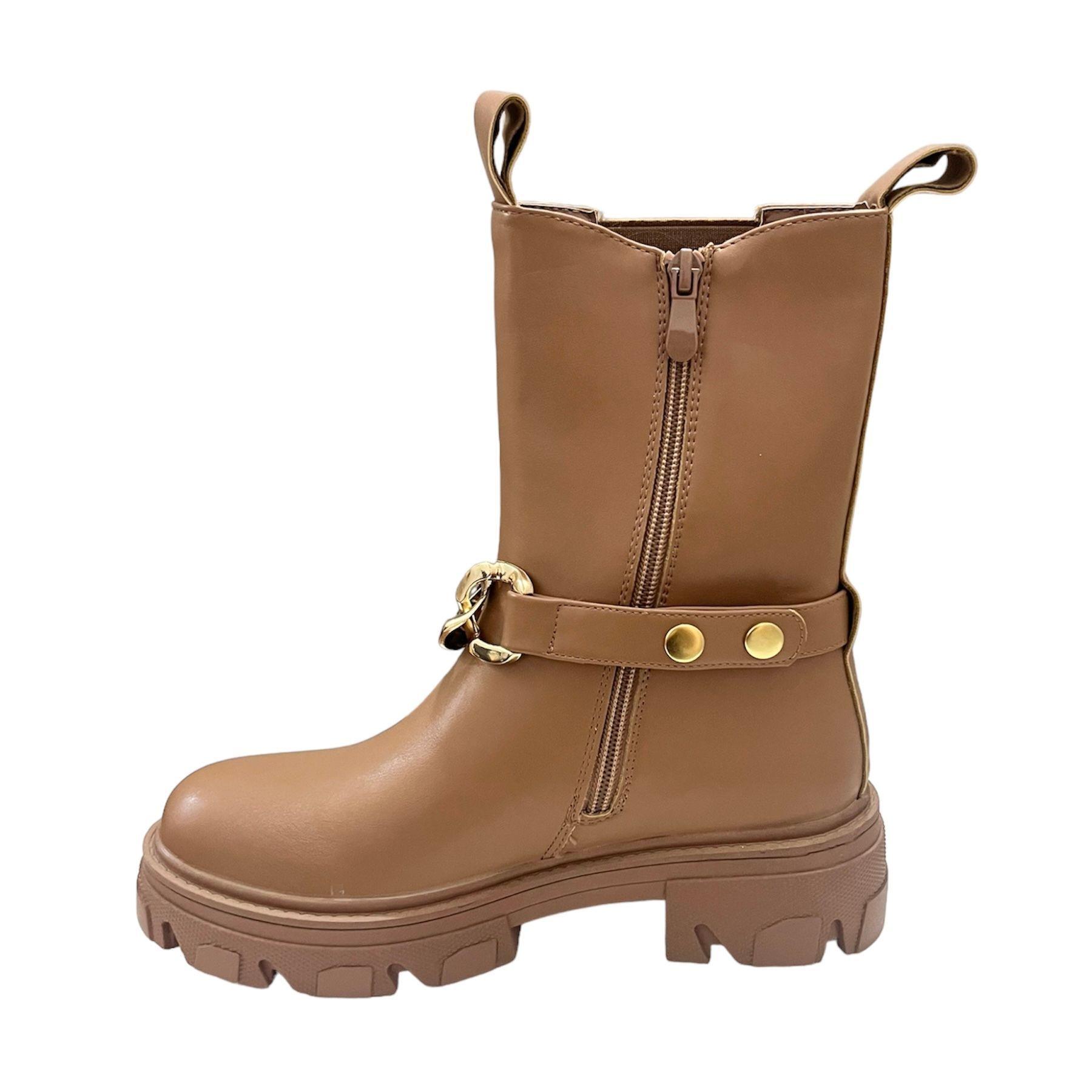 Botas camel casuales-1