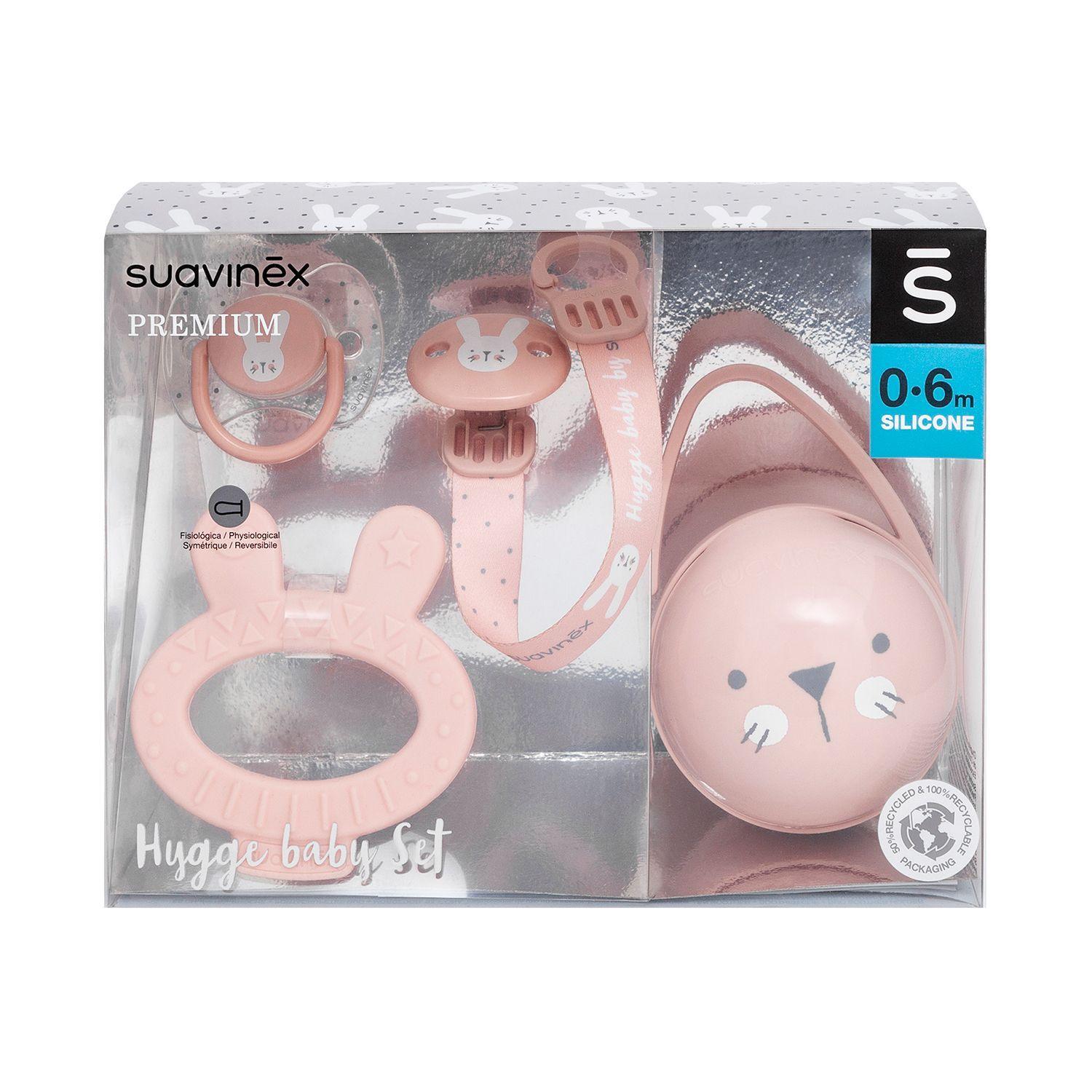 Set de Regalo Premium Para Recién Nacido Hygge Rosa (4 Pcs)-4