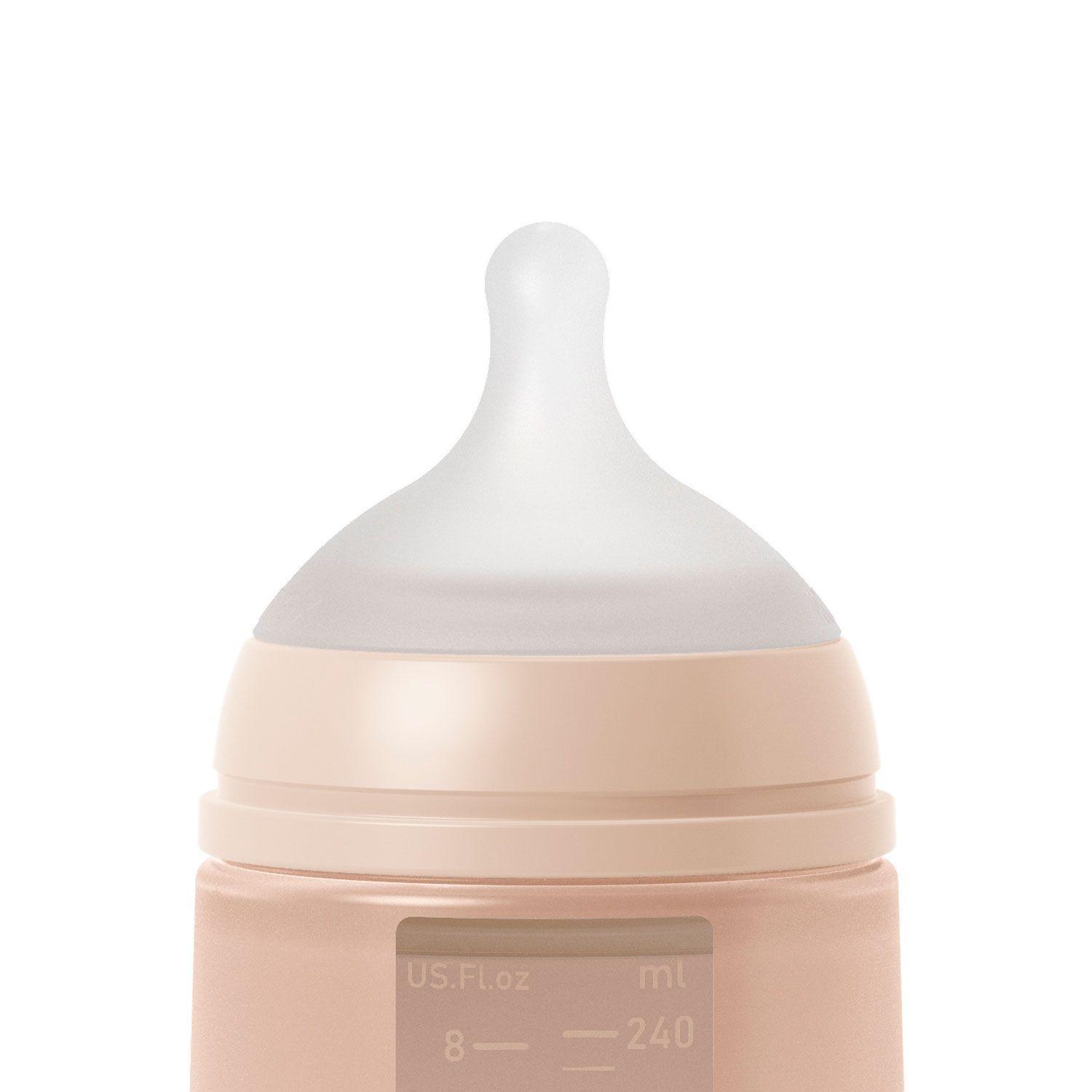 MAMADERA 240 ML SILICONA FISIOLOGICA SX PRO NUDE COLOUR ESSENCE-1