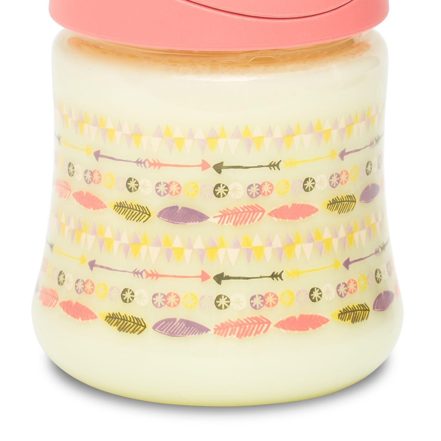 MAMADERA150 ML TETINA REDONDA SILICONA INDIO ROSADO +0M-2