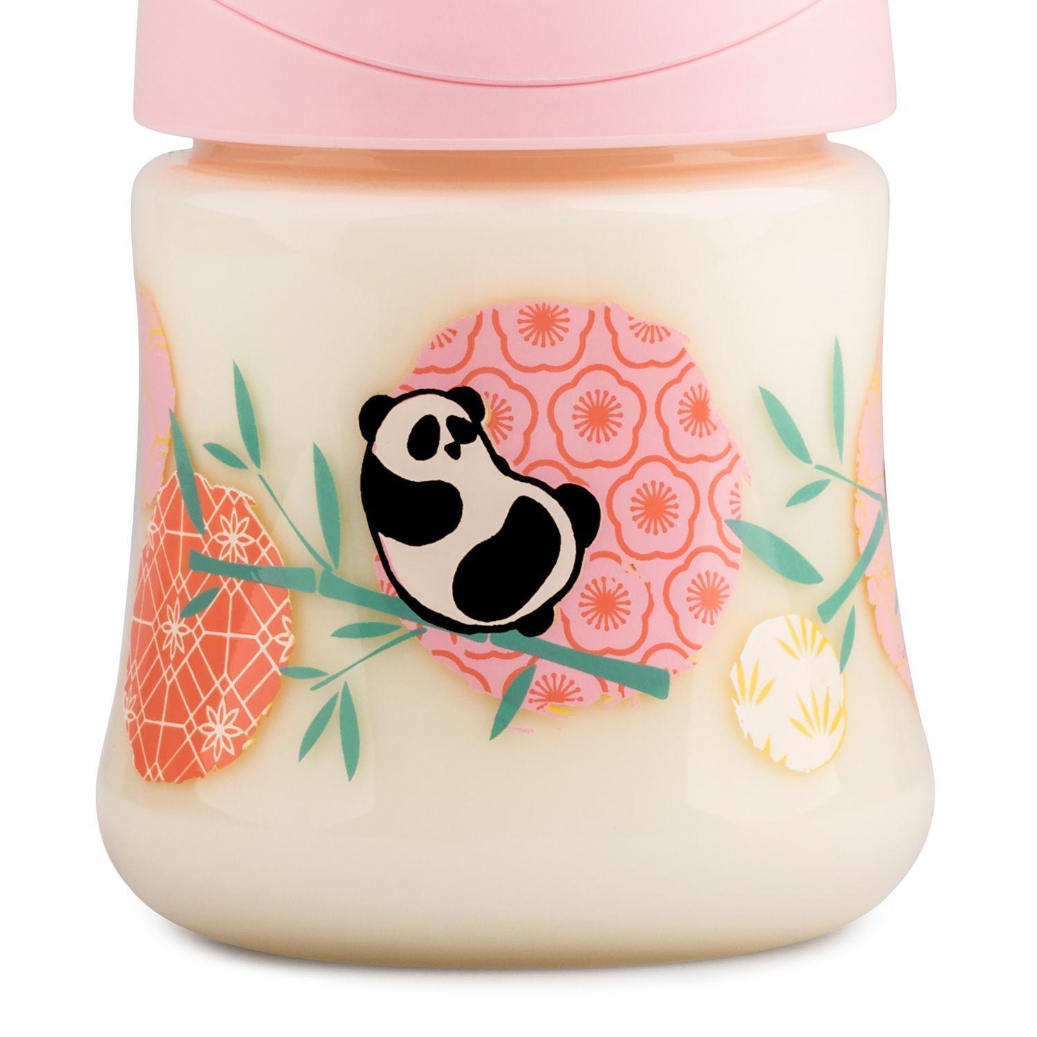 MAMADERA 150 ML ANATOMICA LATEX PANDA ROSADO-2