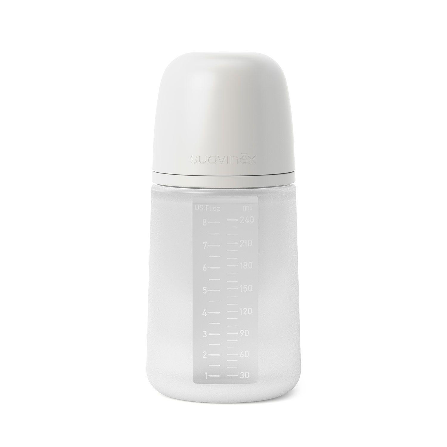 MAMADERA 240 ML SILICONA FISIOLOGICA SX PRO GRIS COLOUR ESSENCE-0