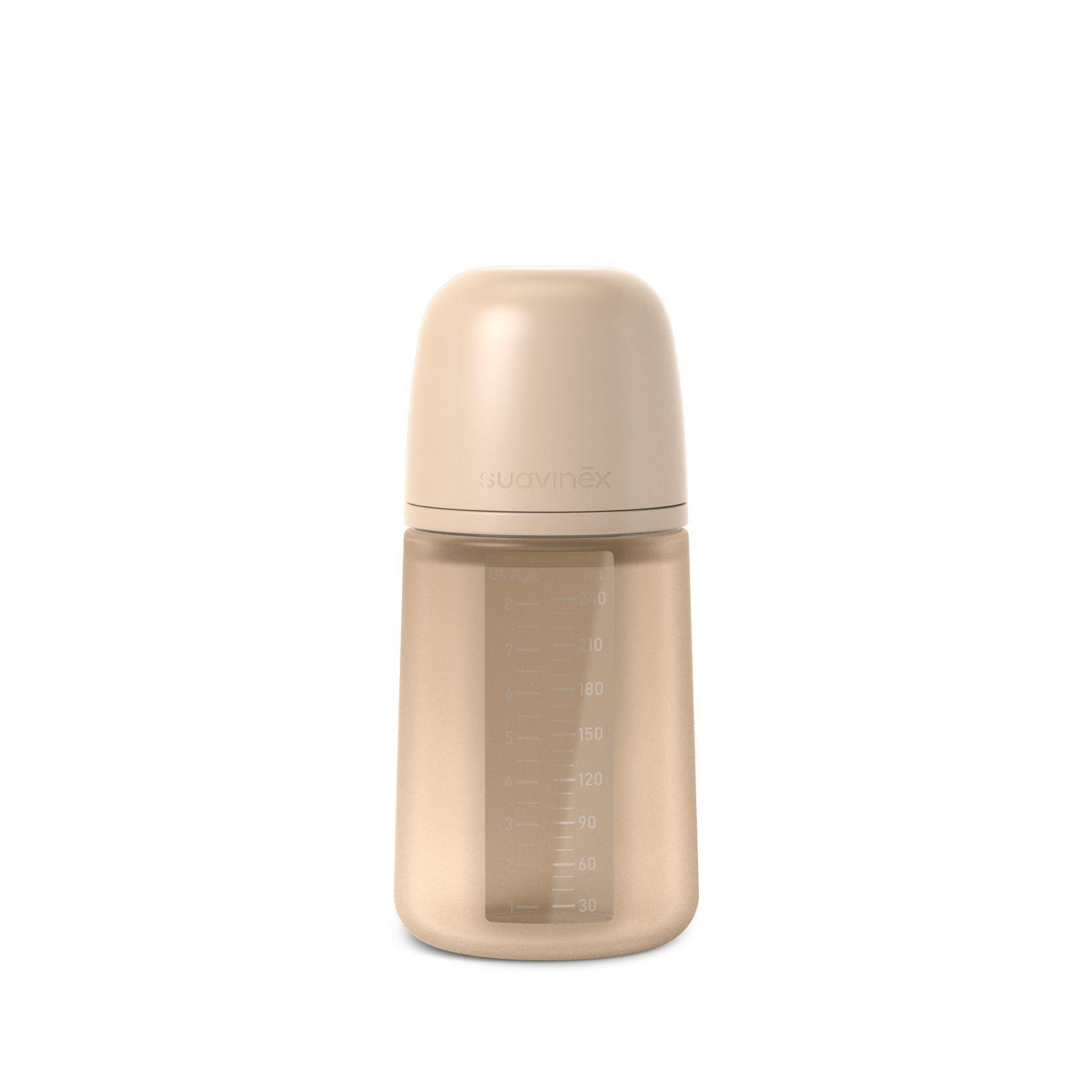 Mamadera 240 Ml Fisiológico Silicona Sx Pro Soft Beige-0