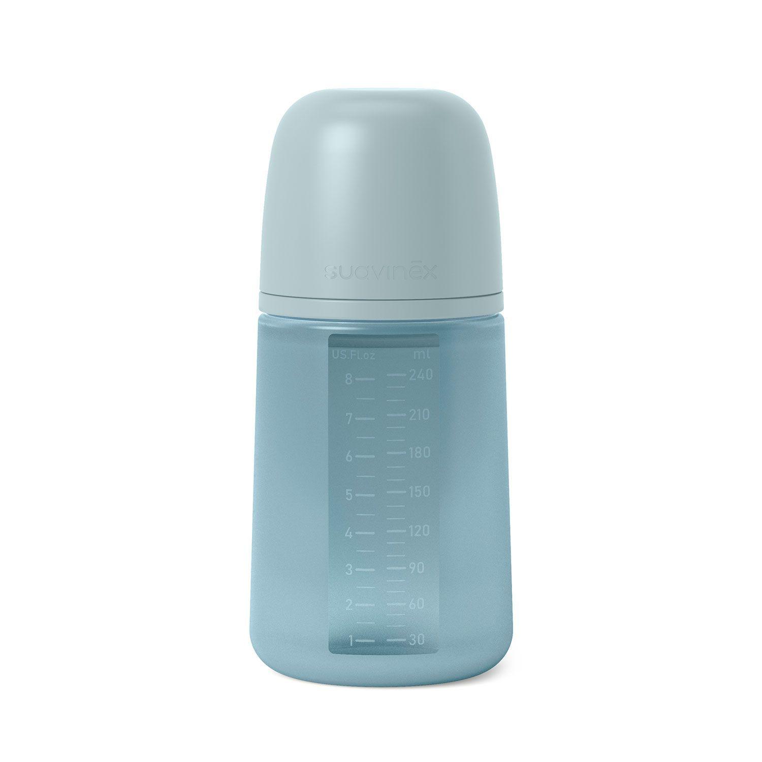 MAMADERA 240 ML SILICONA FISIOLOGICA SX PRO AZUL COLOUR ESSENCE-0