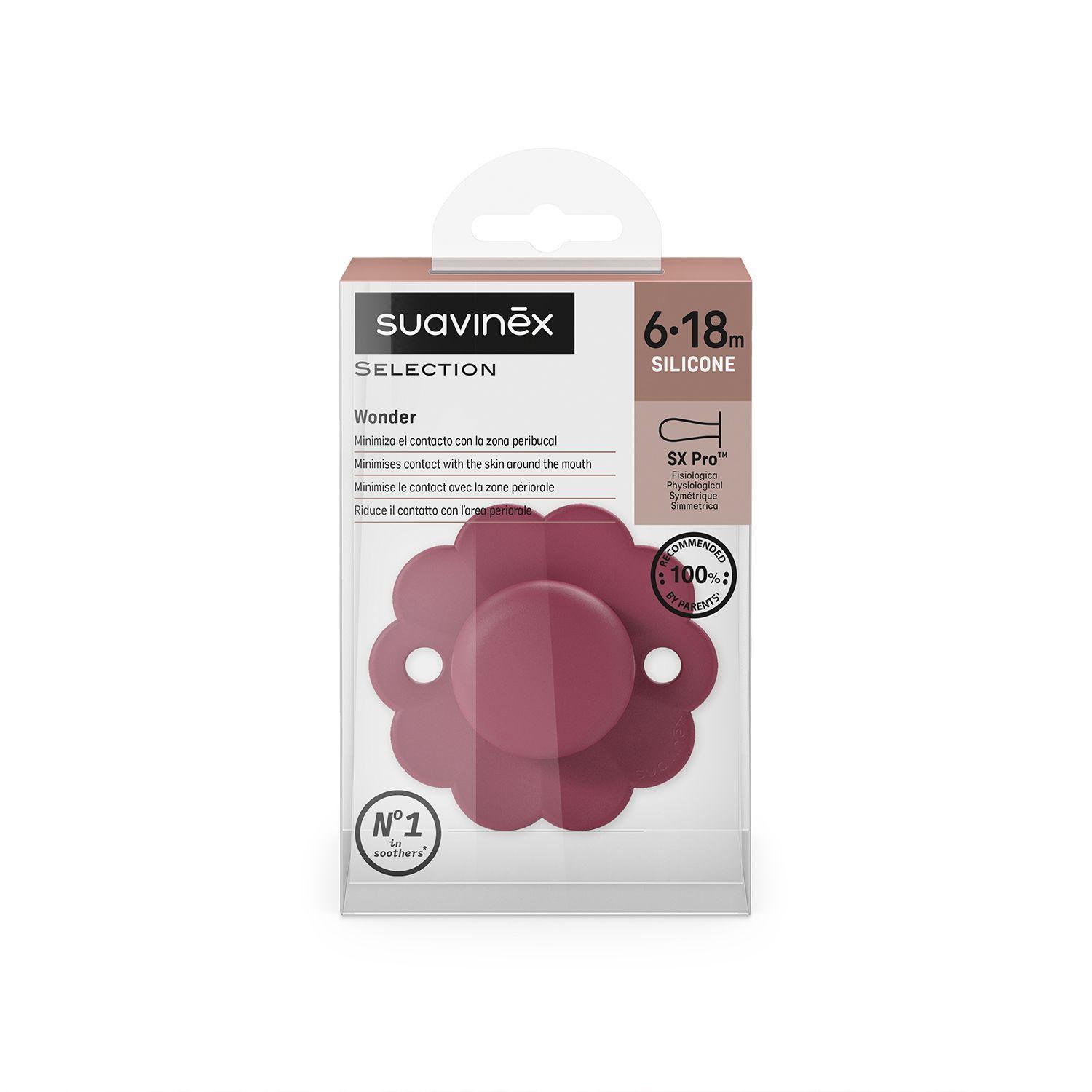 Chupete Wonder Magenta Tetina Fisiológica Sx Pro Silicona 6-18 meses-3
