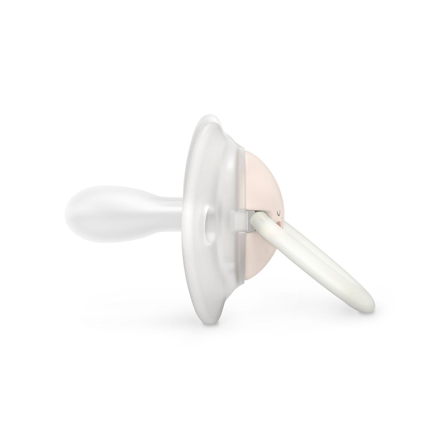 Pack chupete Rabbit Night Day tetina fisiologica sx pro silicona 6-18 meses-1