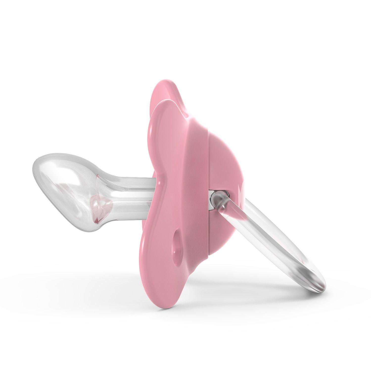 CHUPETE FUSION ANATOMICO SILICONA 4/18 MESES MEMORIES ROSADO-3