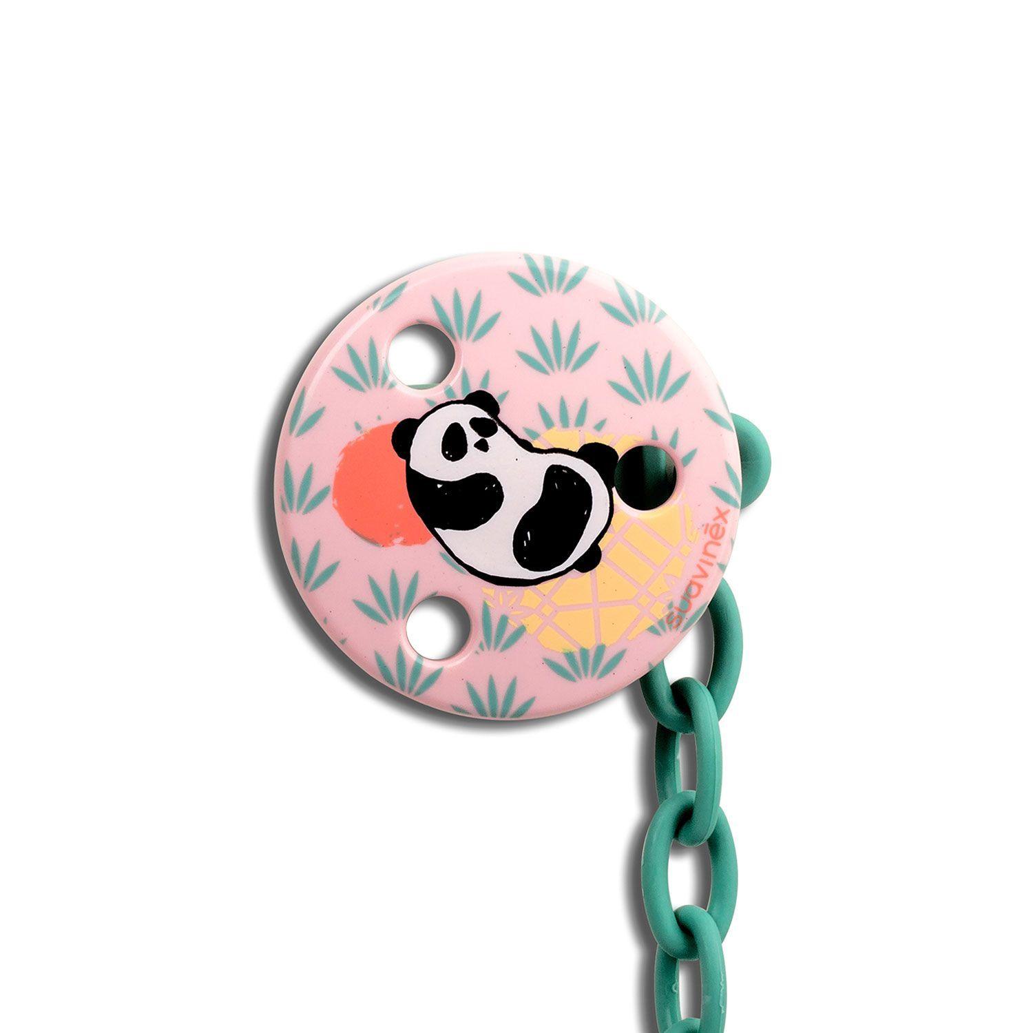 CHUPETE ANATOMICO SILICONA 6 18M BROCHE ROSA PANDA-2