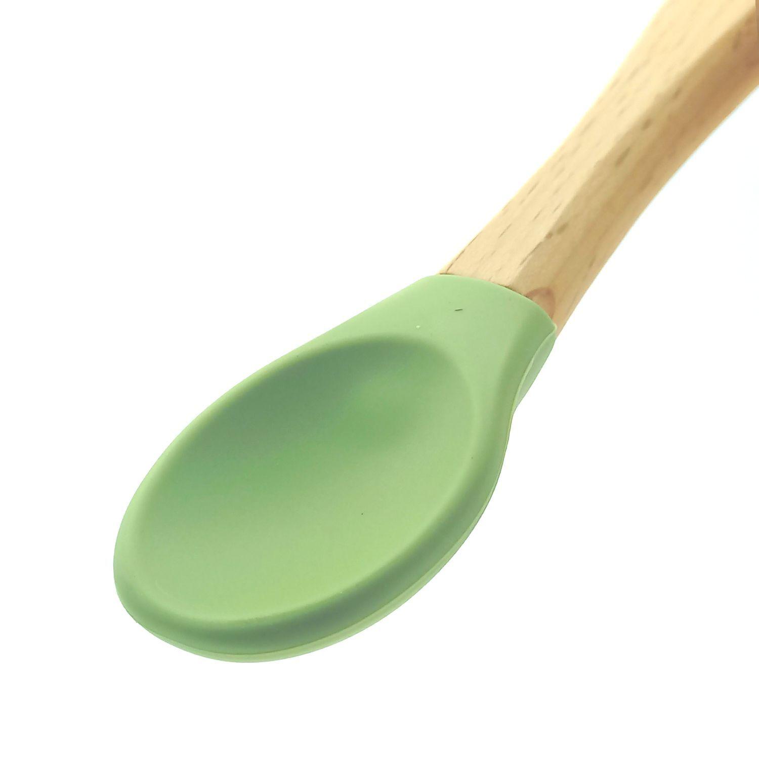 El Set Perfecto para tu Bebé: Plato de Silicona con Cuchara BBPro-4