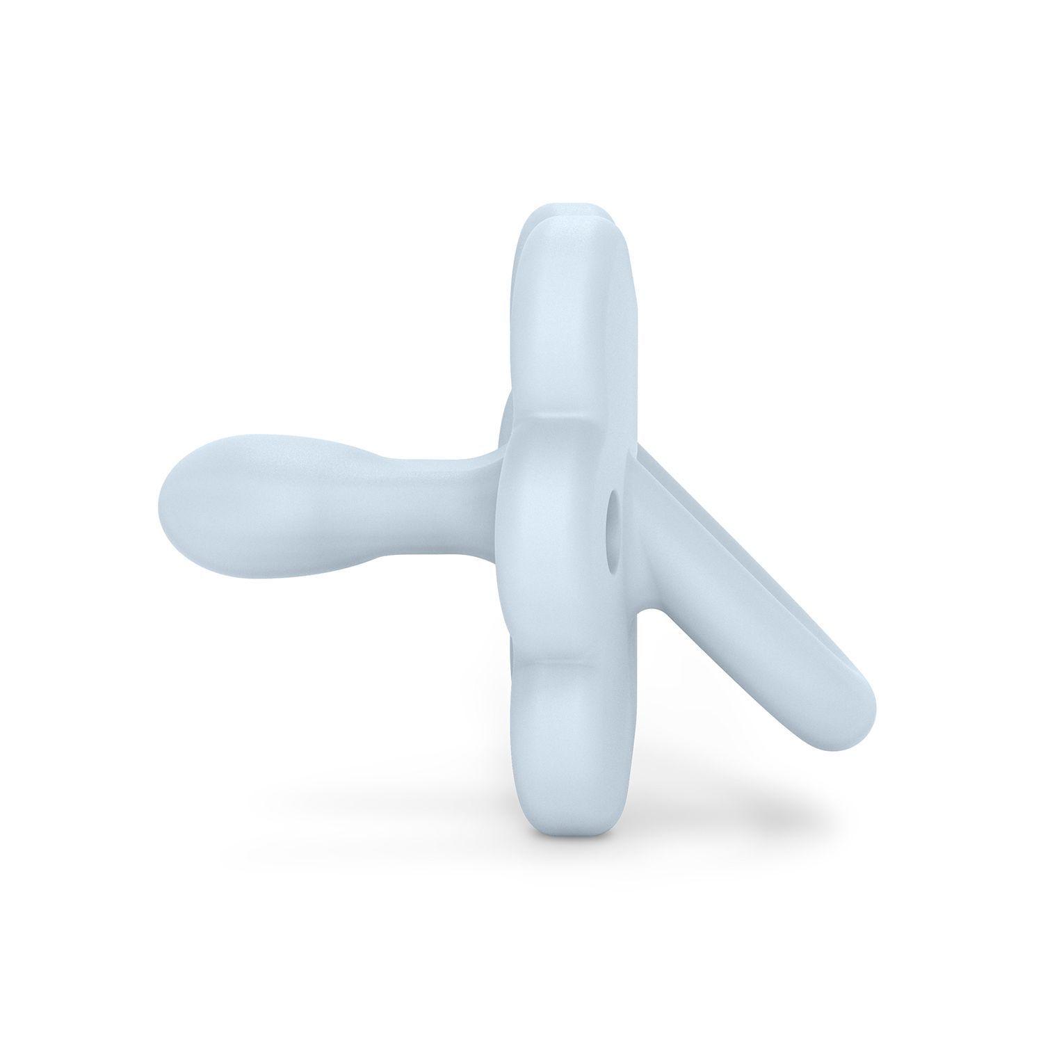 Chupete 0-6 Meses Todosilicona Fisiológico Butterfly Azul-1