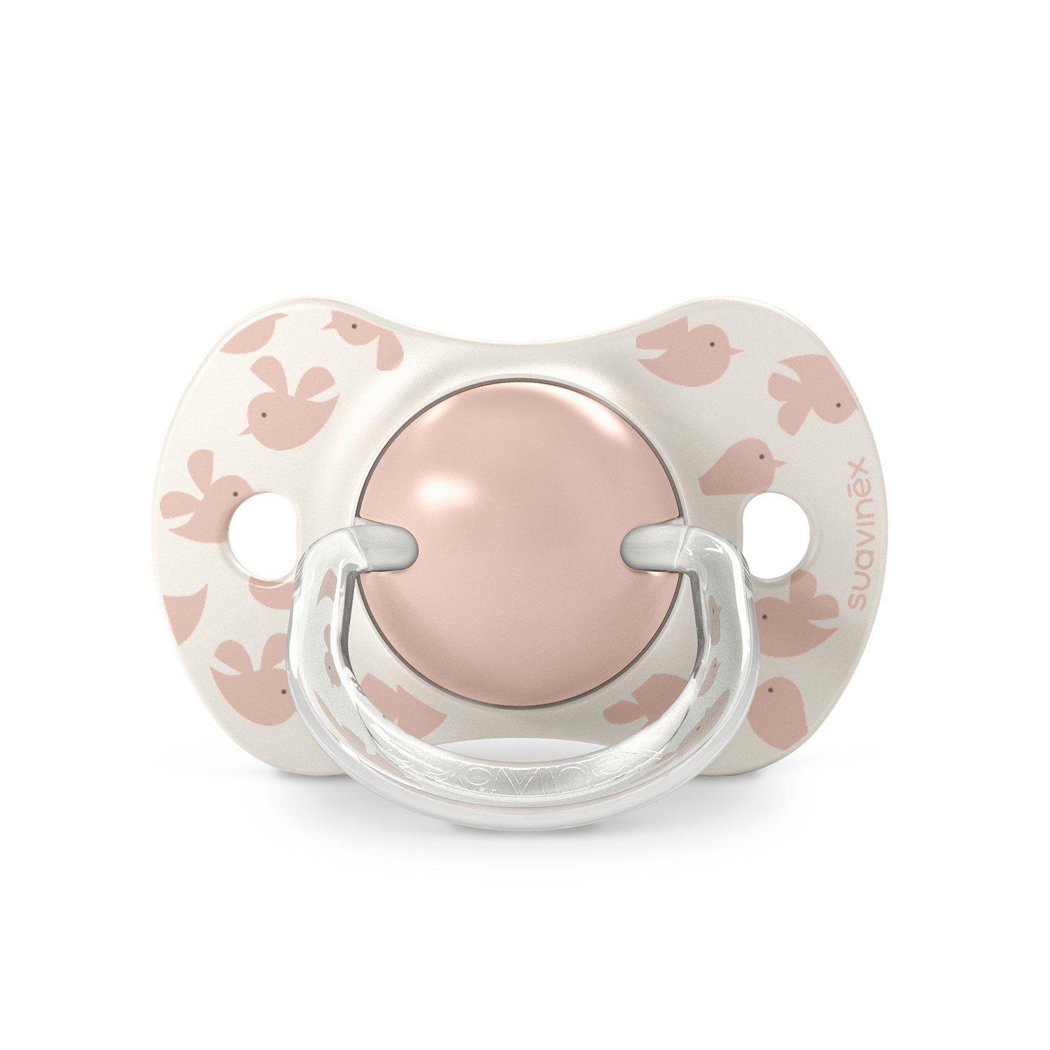 Chupete 6 18 Meses Fisiol gico Silicona Birdies Rosa-2