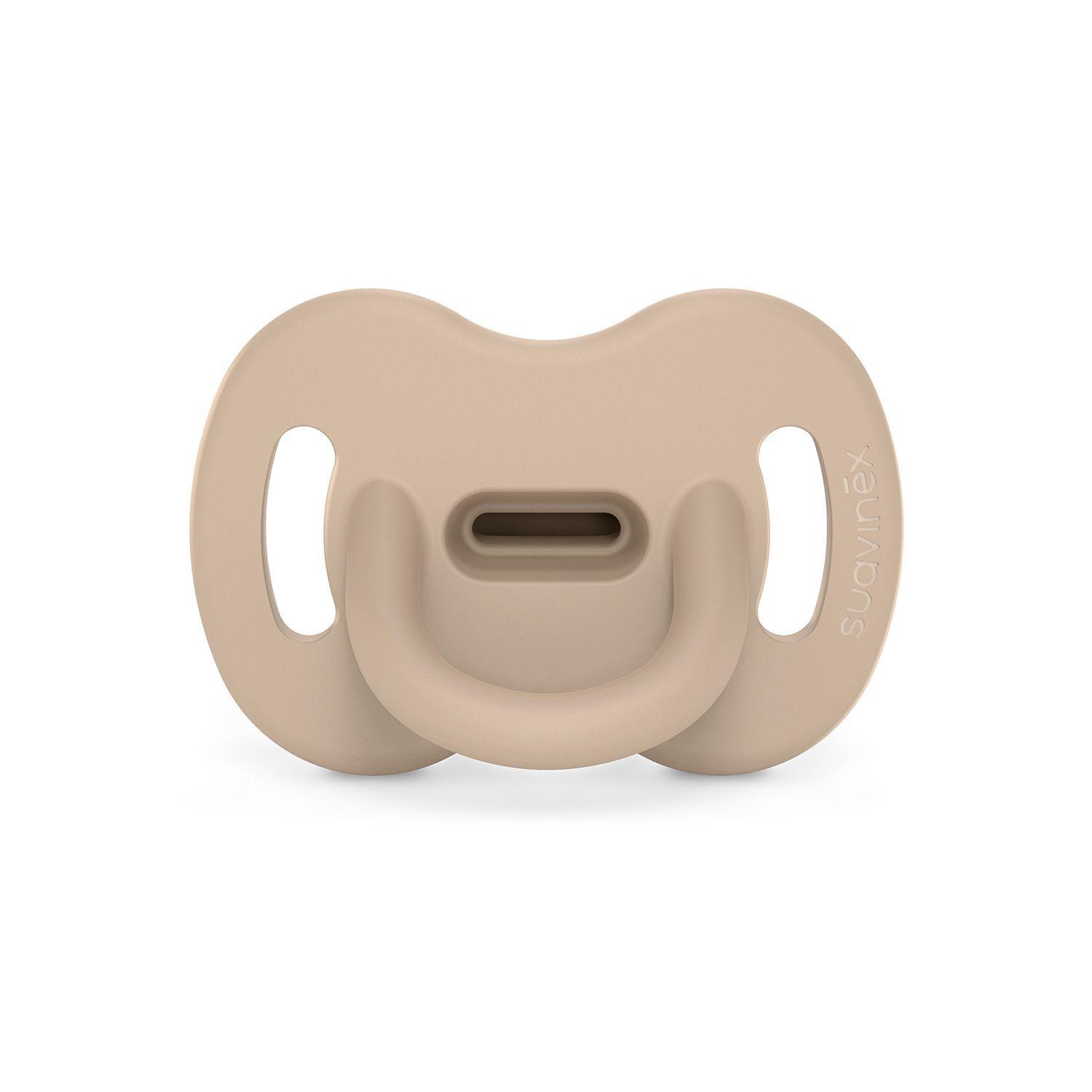 Chupete 0-6 Meses Todosilicona Fisiológico Sx Pro Soft Beige-0