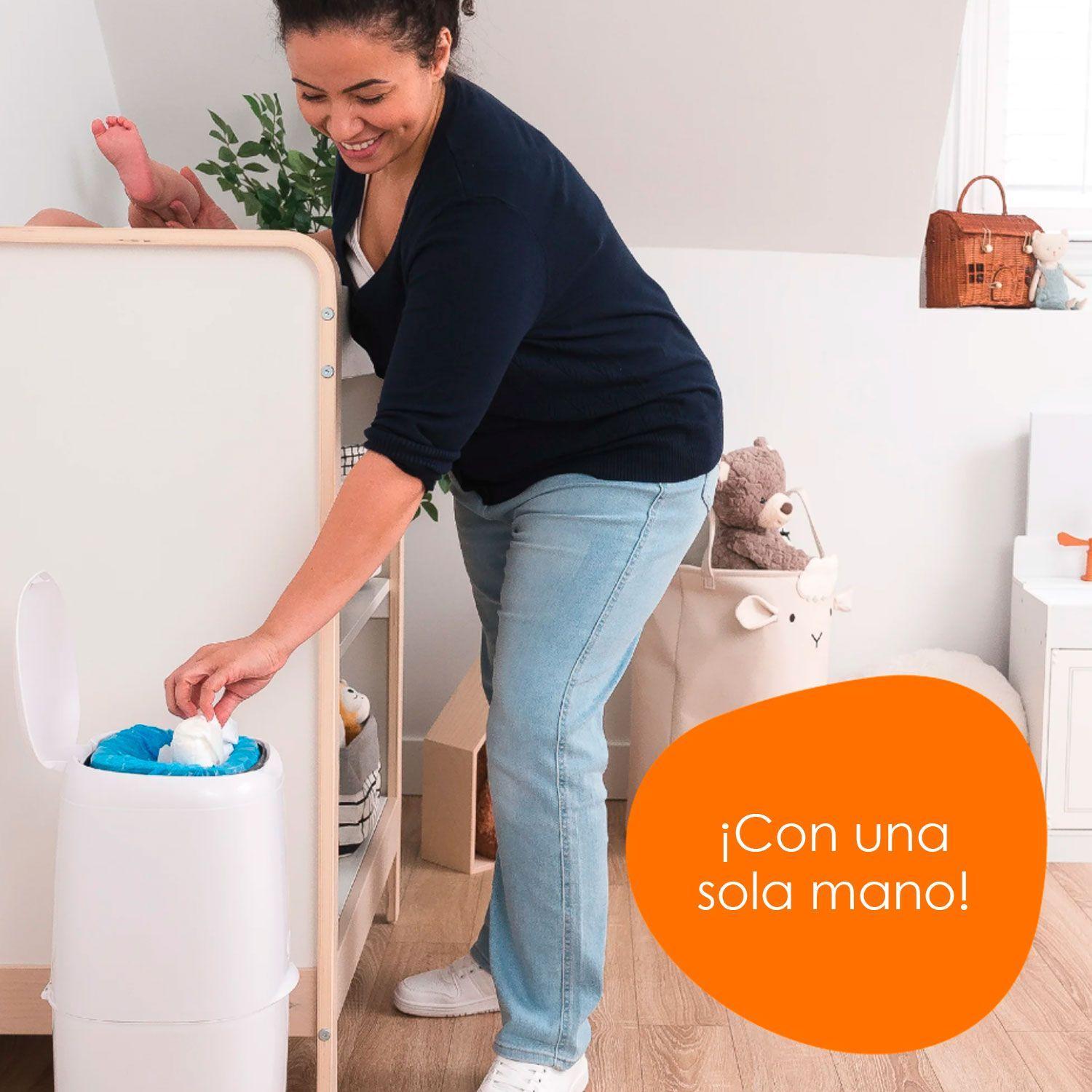 Basurero Contenedor de Pañales Diaper Genie® Compact Pail-3