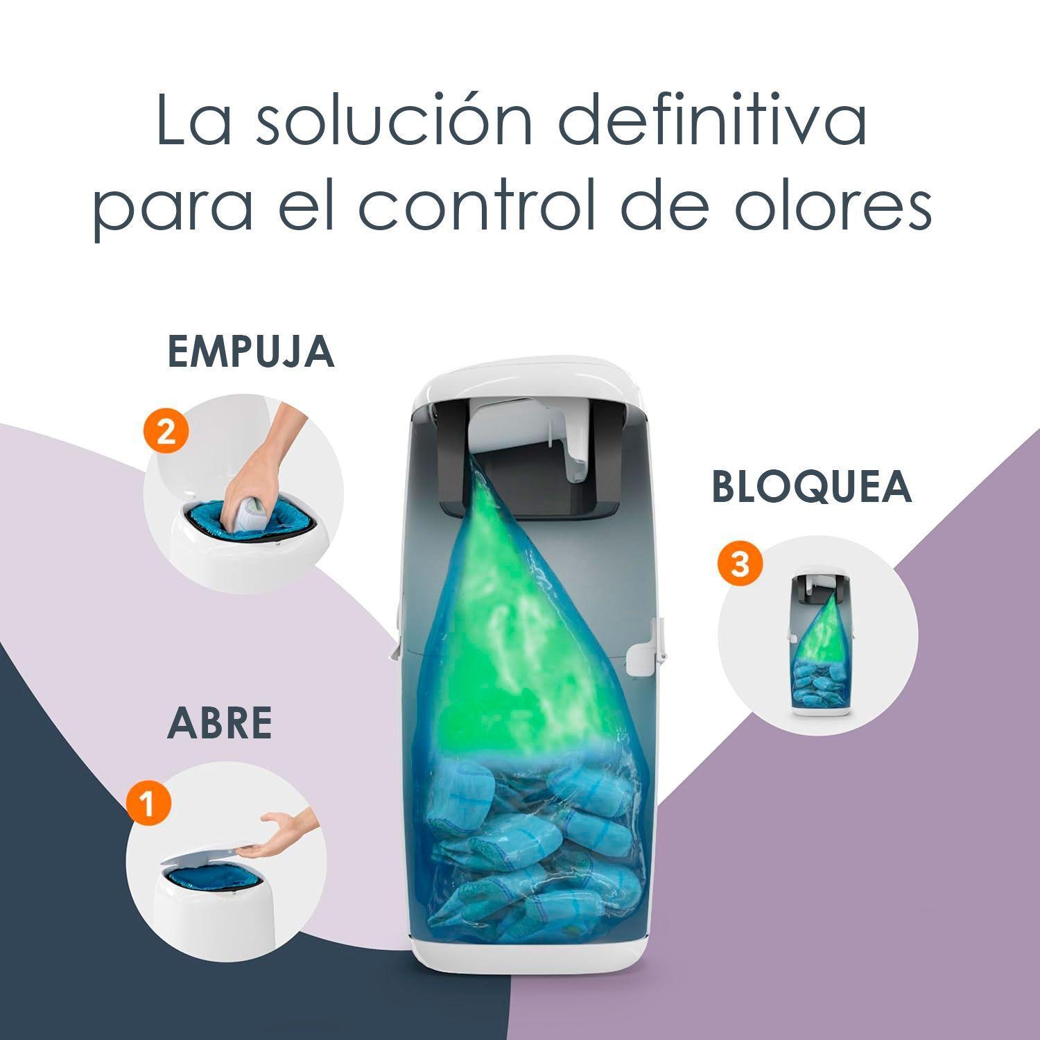 Basurero Contenedor de Pañales Diaper Genie® Compact Pail-4