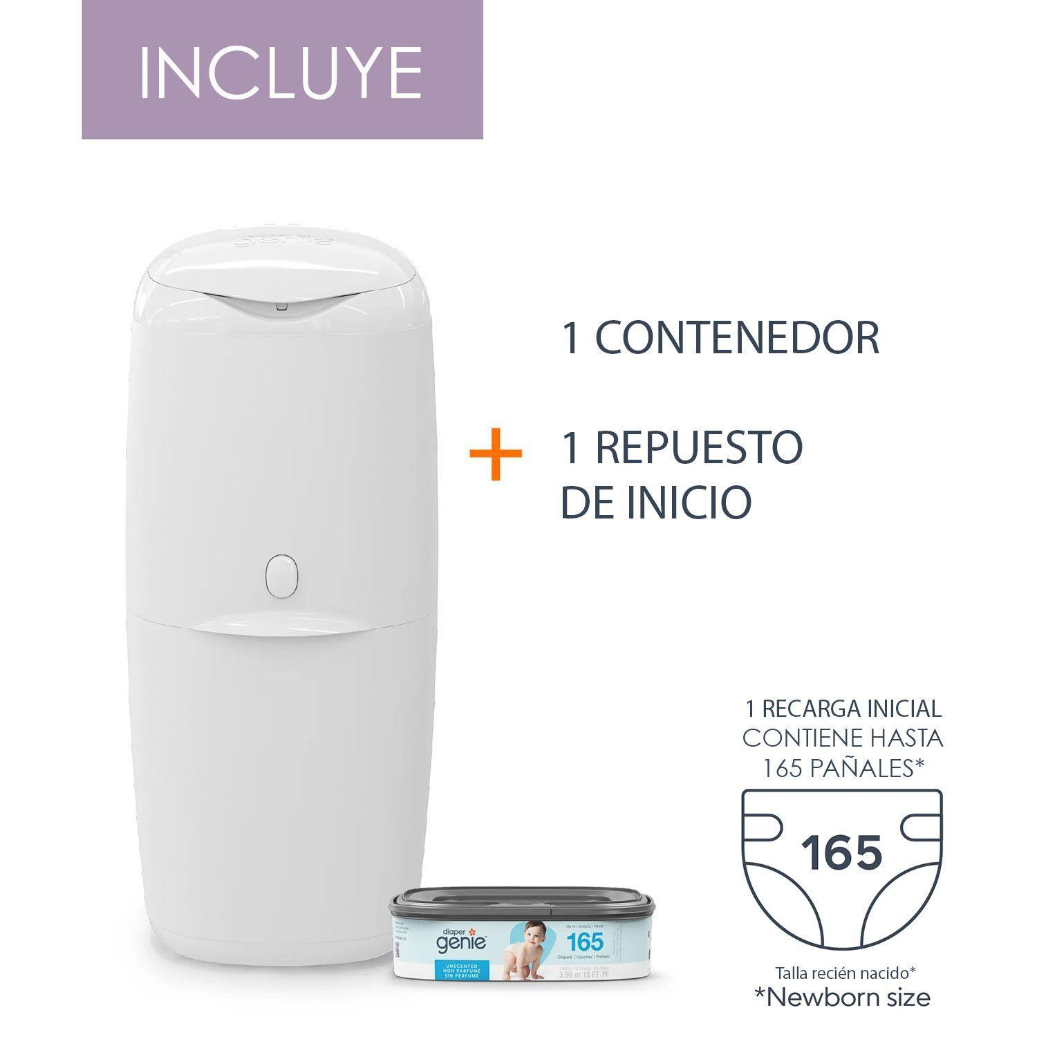 Basurero Contenedor de Pañales Diaper Genie® Compact Pail-5