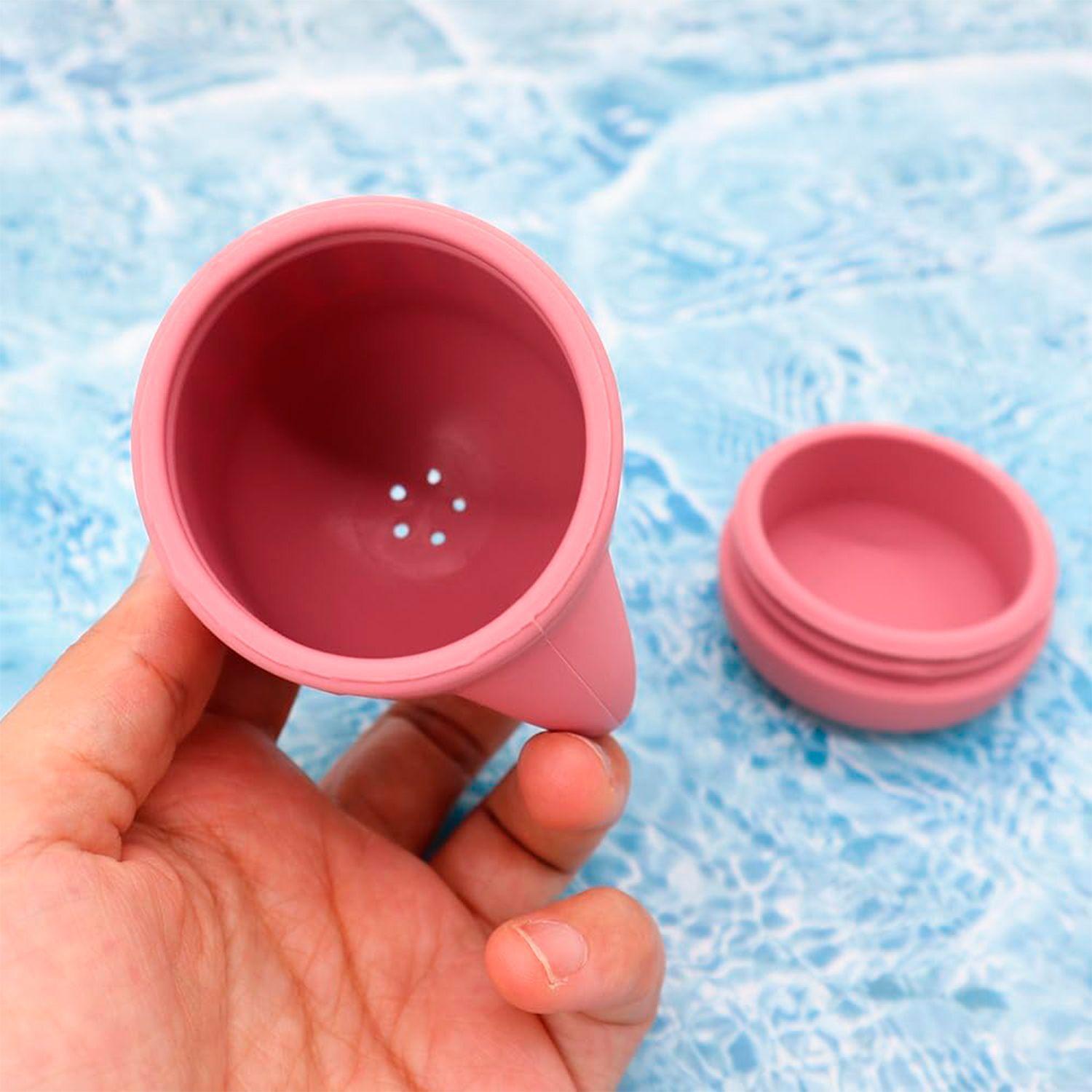 Diversión Segura en el Agua: Juguetes de Tina de Silicona BBPro-5