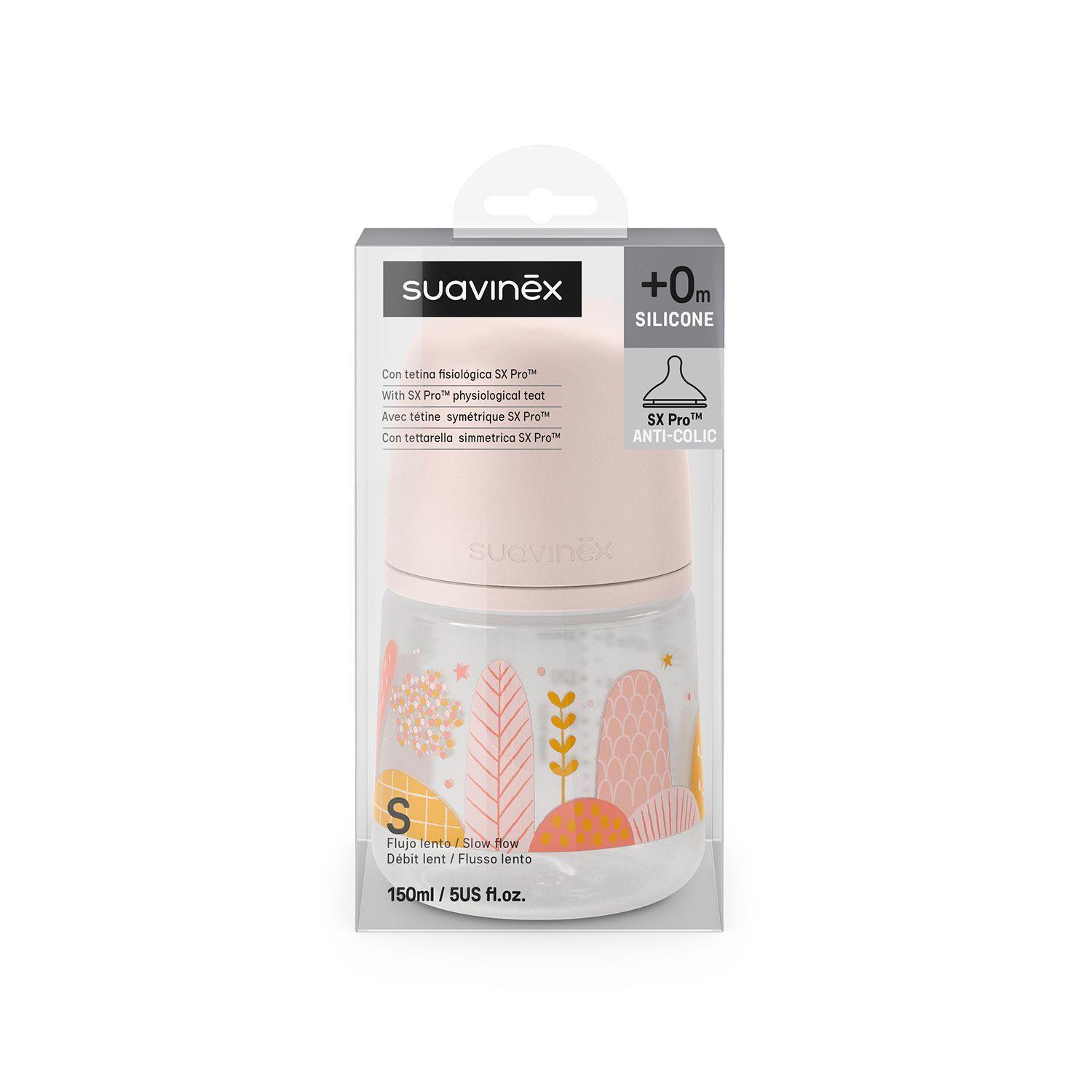 Mamadera Rosa Dreams 150 ml Tetina Fisiológica Sx Pro Flujo Lento +0 meses-2
