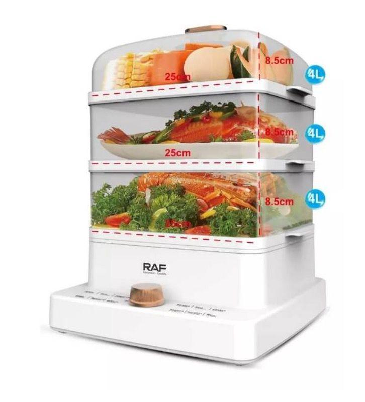 Vaporizador Alimentos Vaporera Cocción Eléctrica12-4