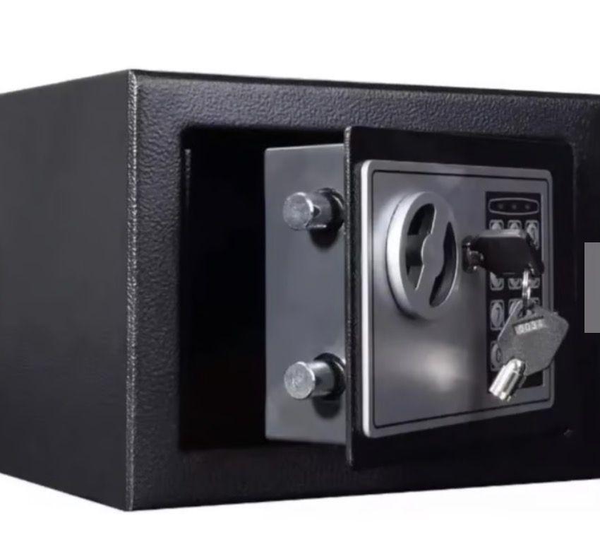 Caja Fuerte Seguridad Electrónicacombinación Color Negro-0